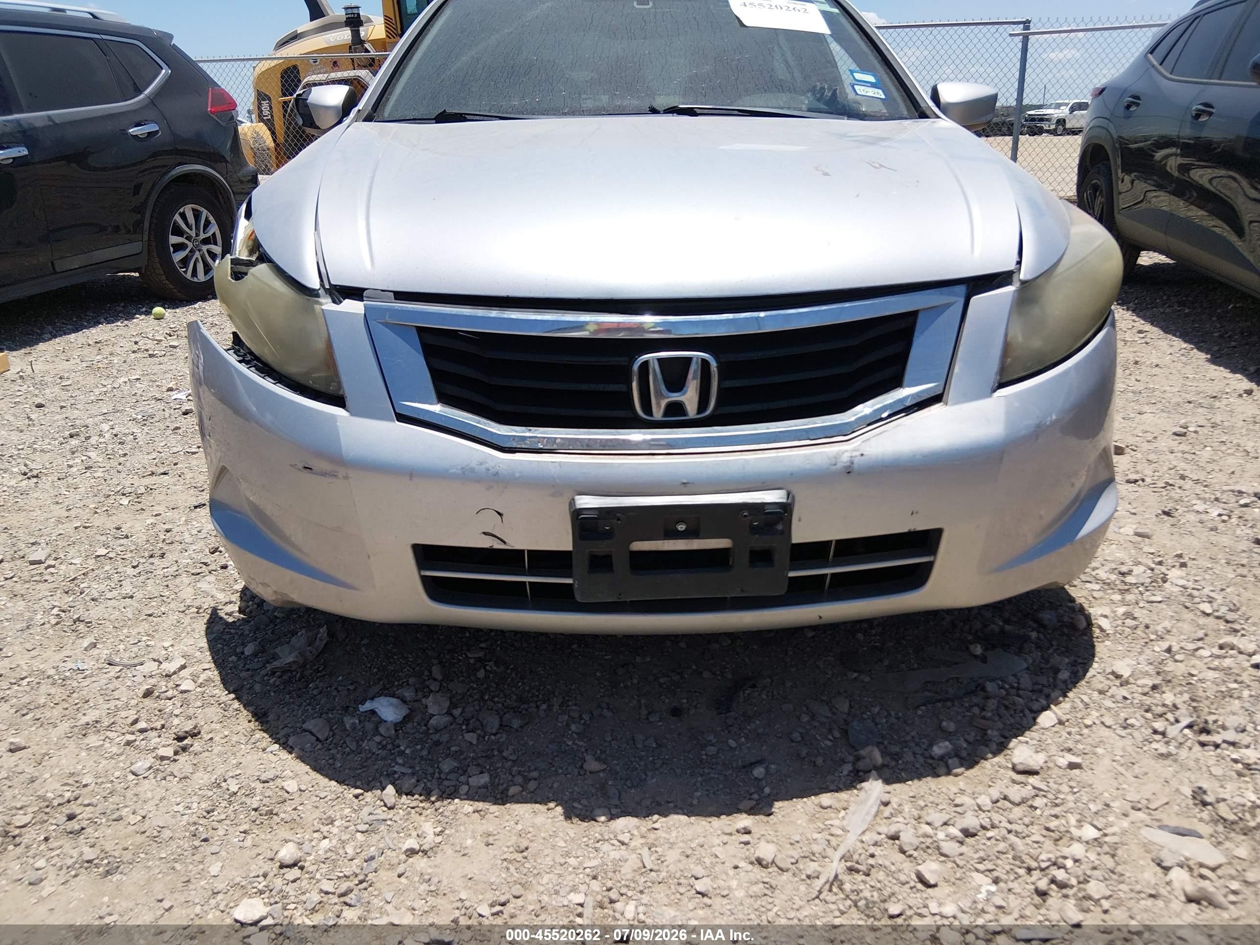 2009 Honda Accord 2.4 Lx-p Silver vin: 1HGCP26409A067883