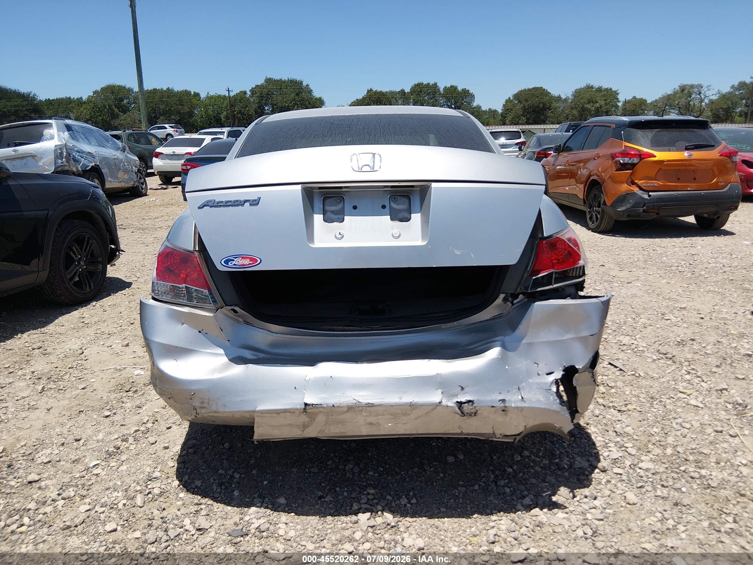 2009 Honda Accord 2.4 Lx-p Silver vin: 1HGCP26409A067883