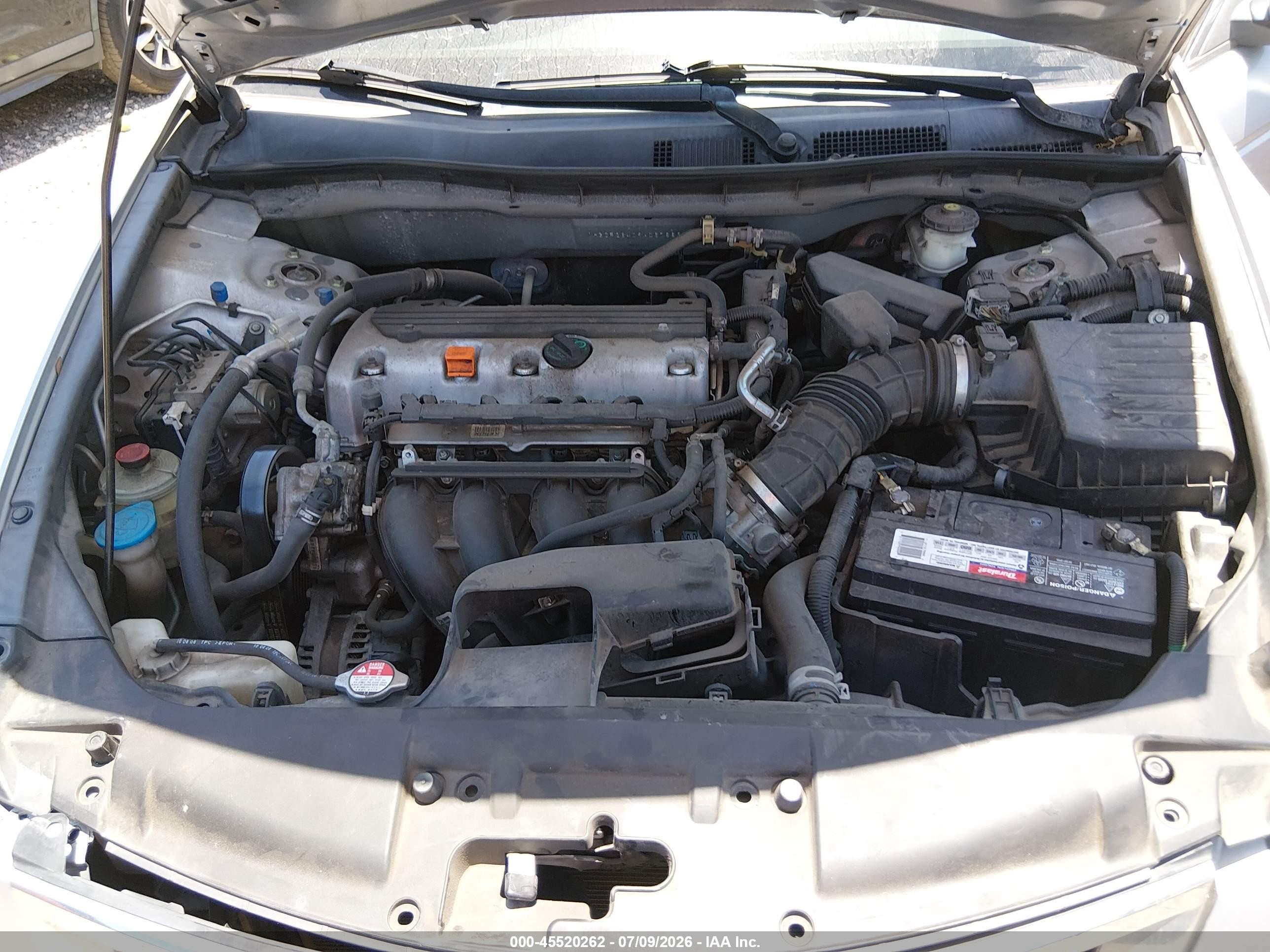 2009 Honda Accord 2.4 Lx-p Silver vin: 1HGCP26409A067883