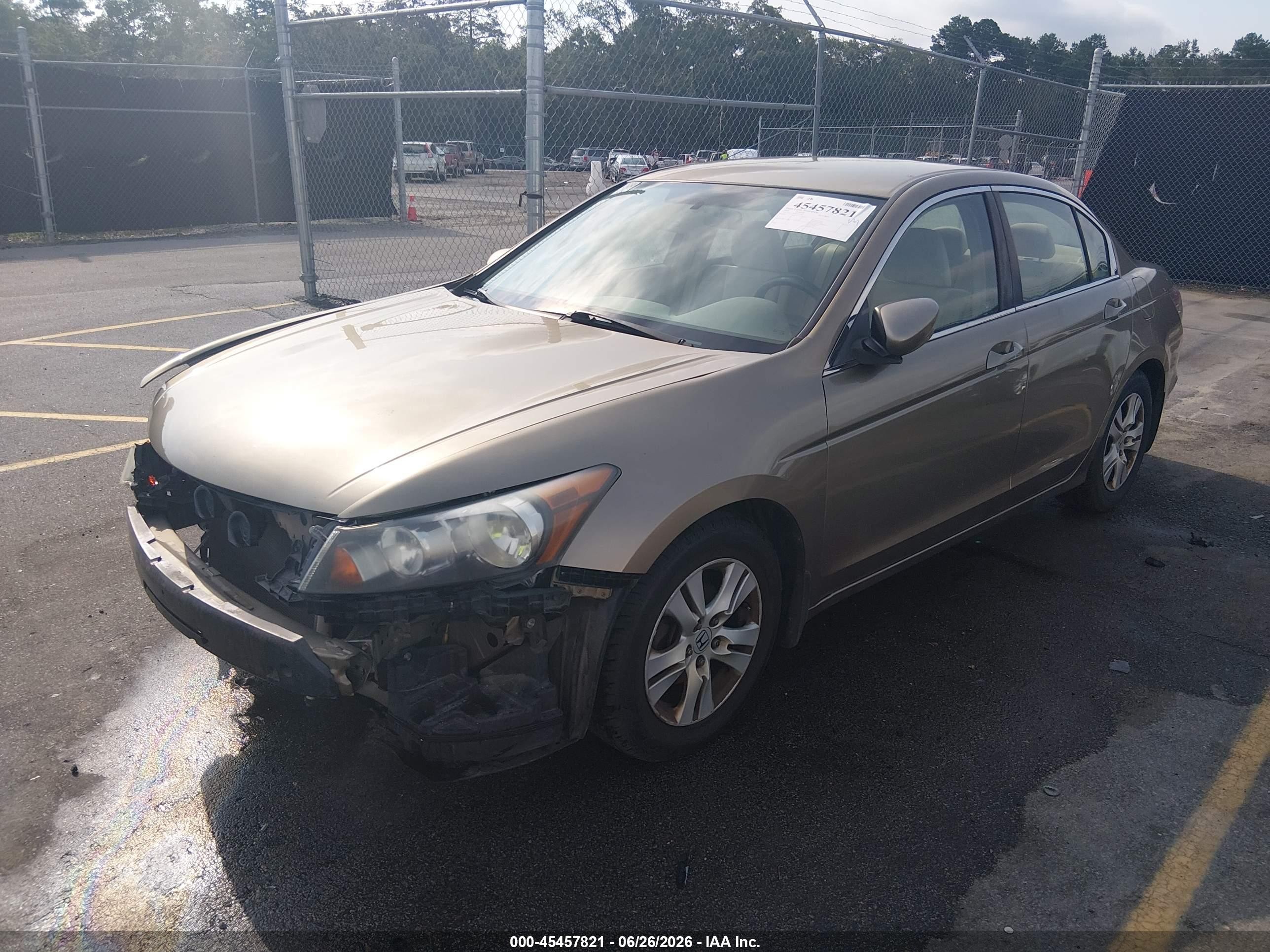 2009 Honda Accord 2.4 Lx-p Gold vin: 1HGCP26409A071092