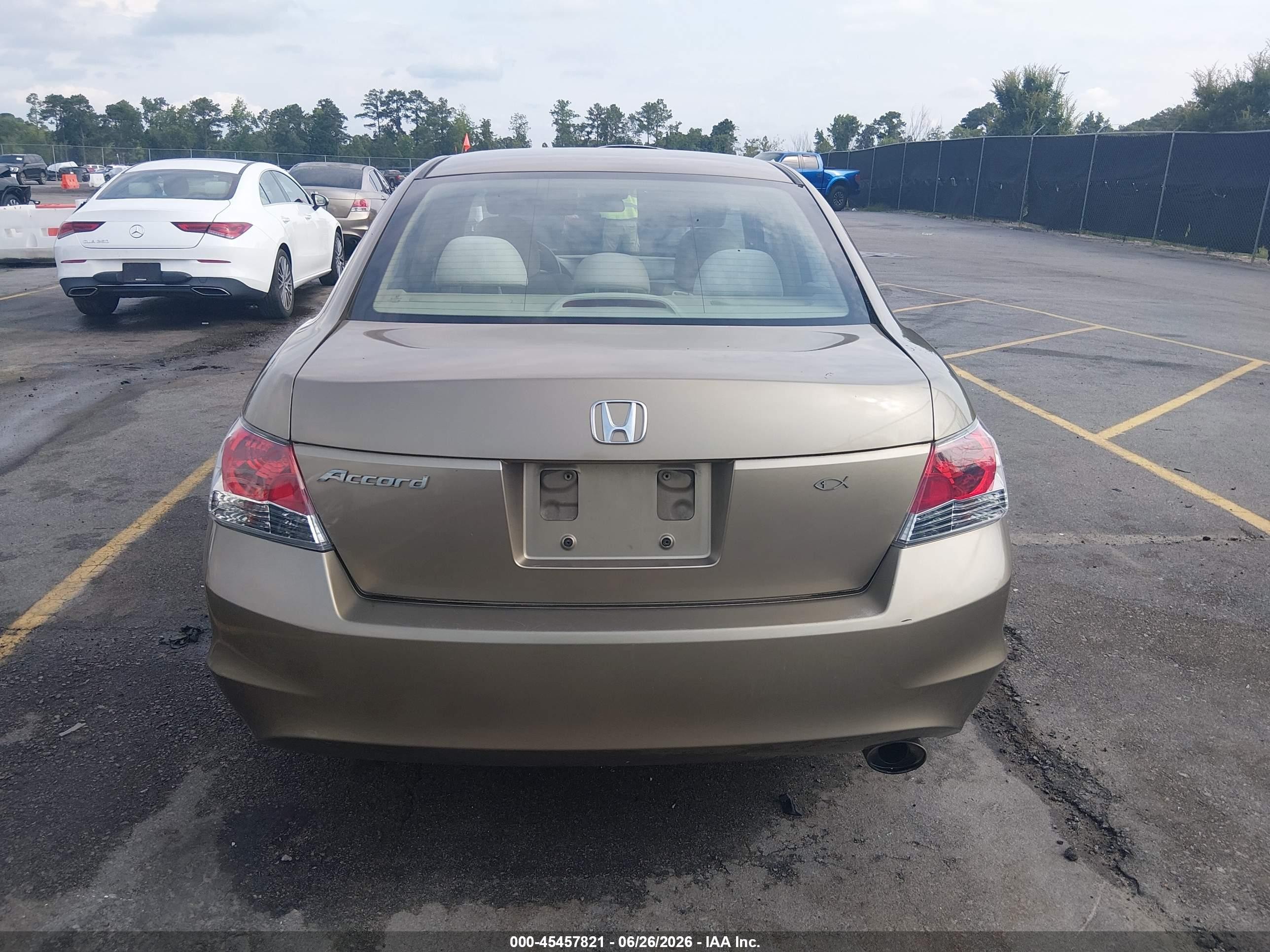 2009 Honda Accord 2.4 Lx-p Gold vin: 1HGCP26409A071092