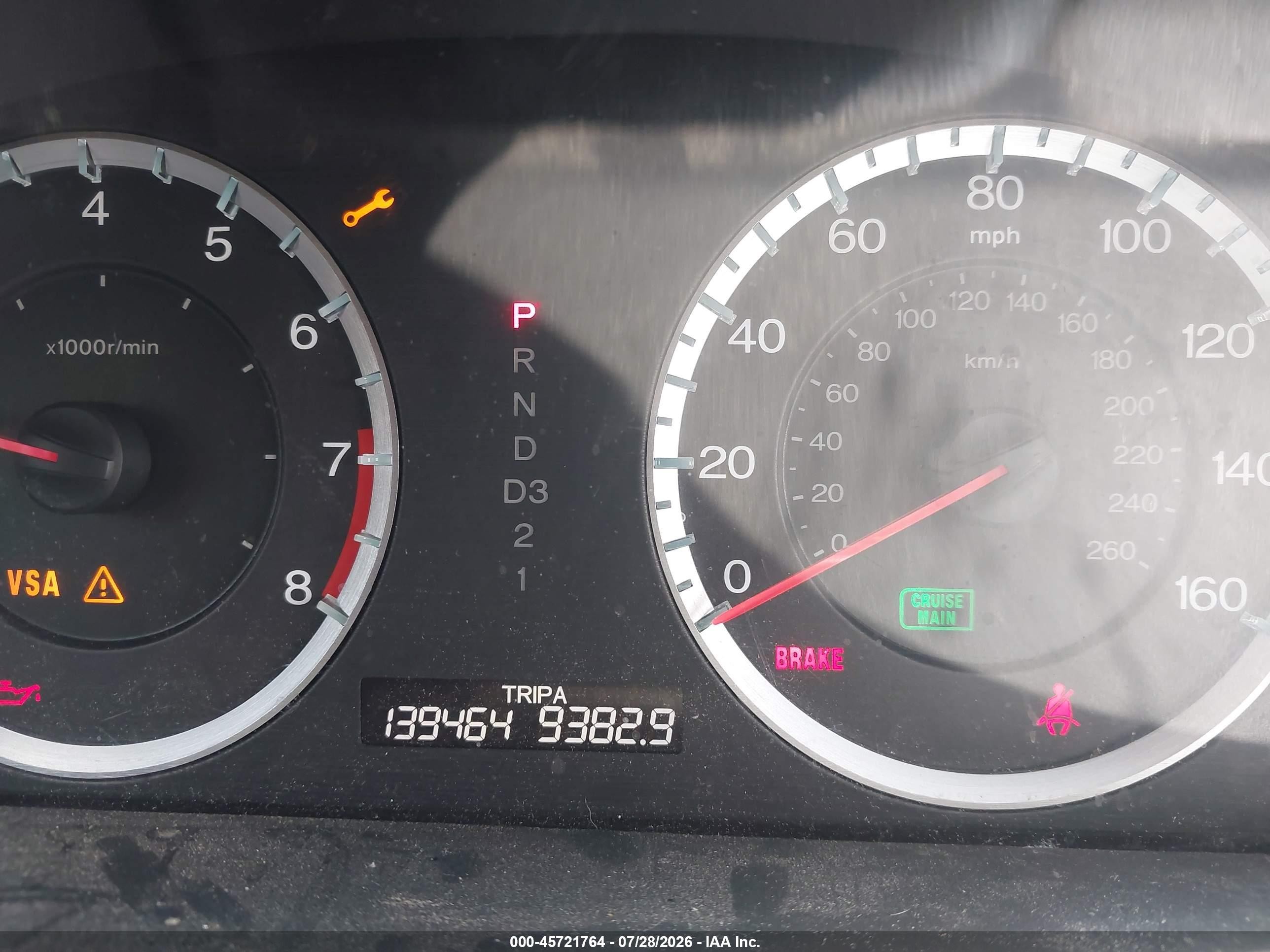 2009 Honda Accord 2.4 Lx-p Silver vin: 1HGCP26409A116466