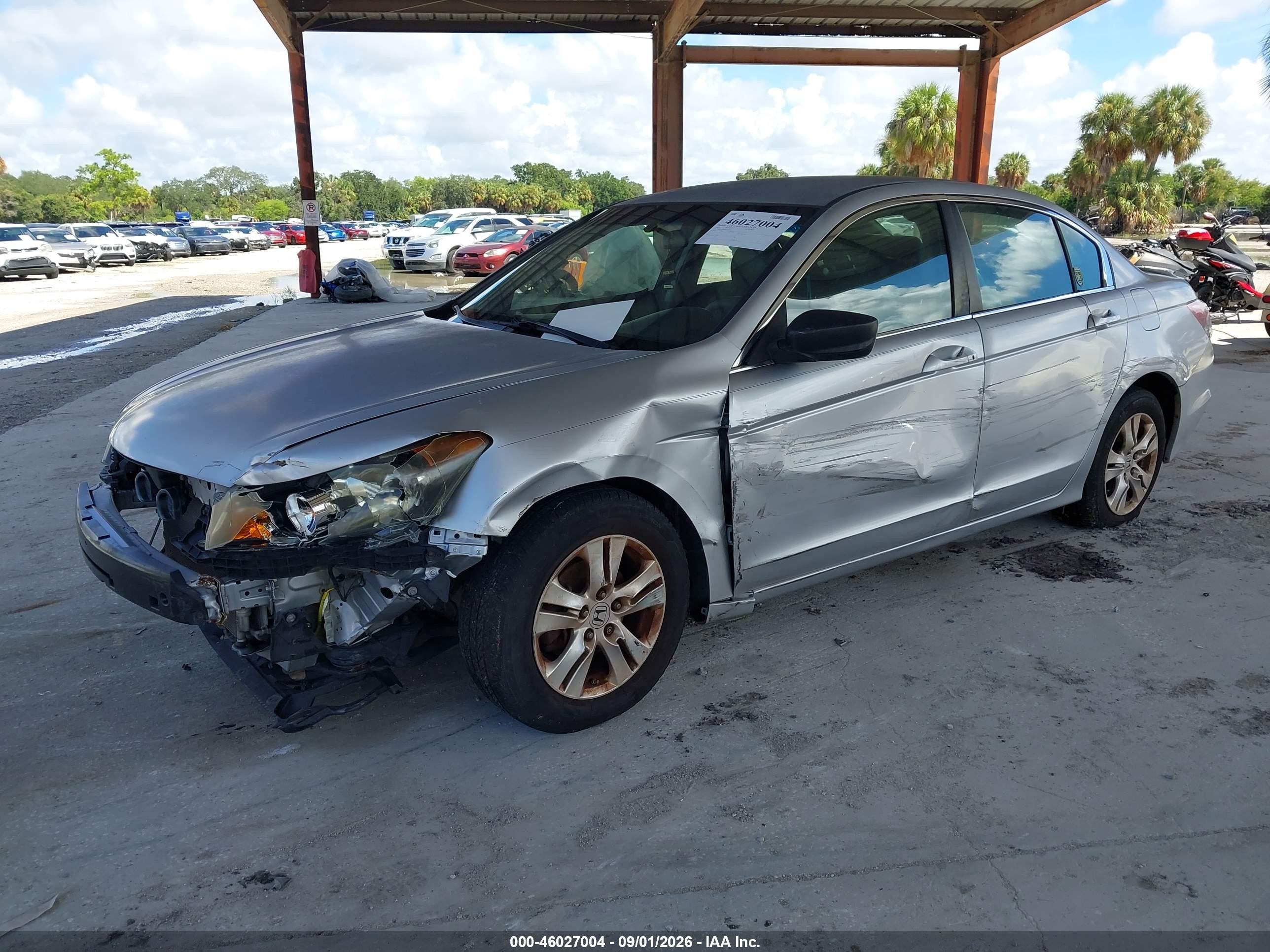 2009 Honda Accord 2.4 Lx-p Silver vin: 1HGCP26409A140556