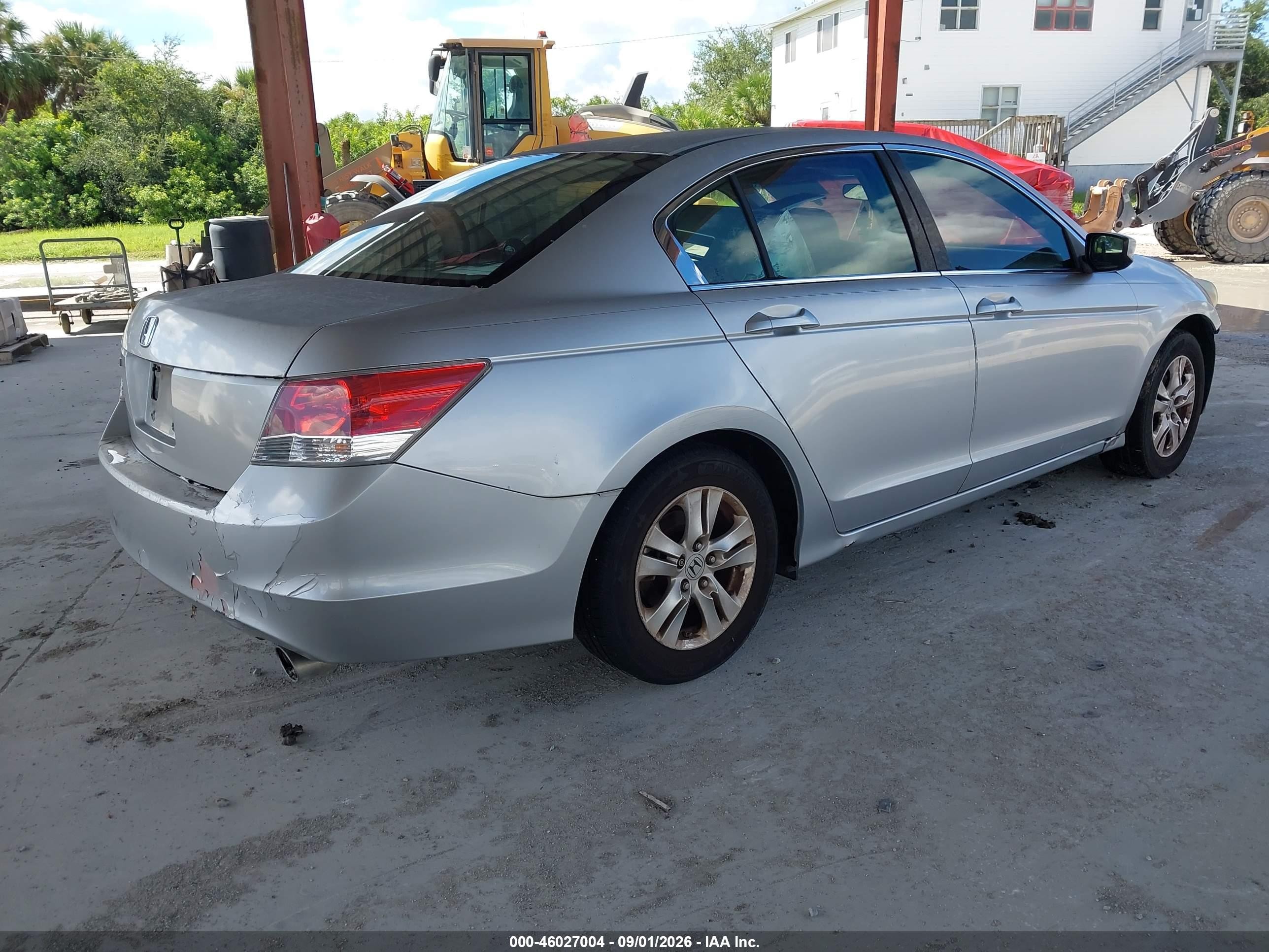 2009 Honda Accord 2.4 Lx-p Silver vin: 1HGCP26409A140556
