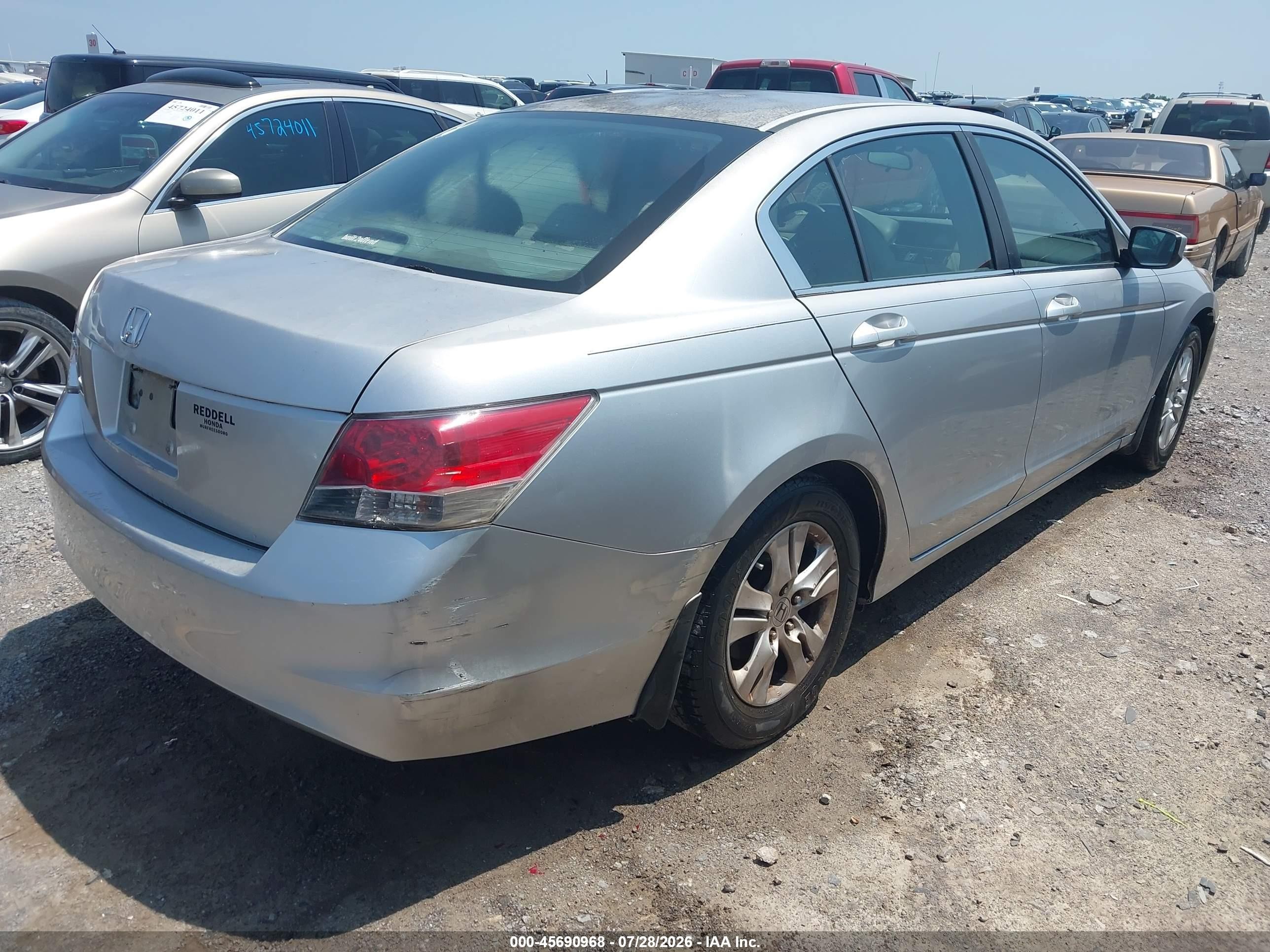 2009 Honda Accord 2.4 Lx-p Серебряный vin: 1HGCP26409A168597
