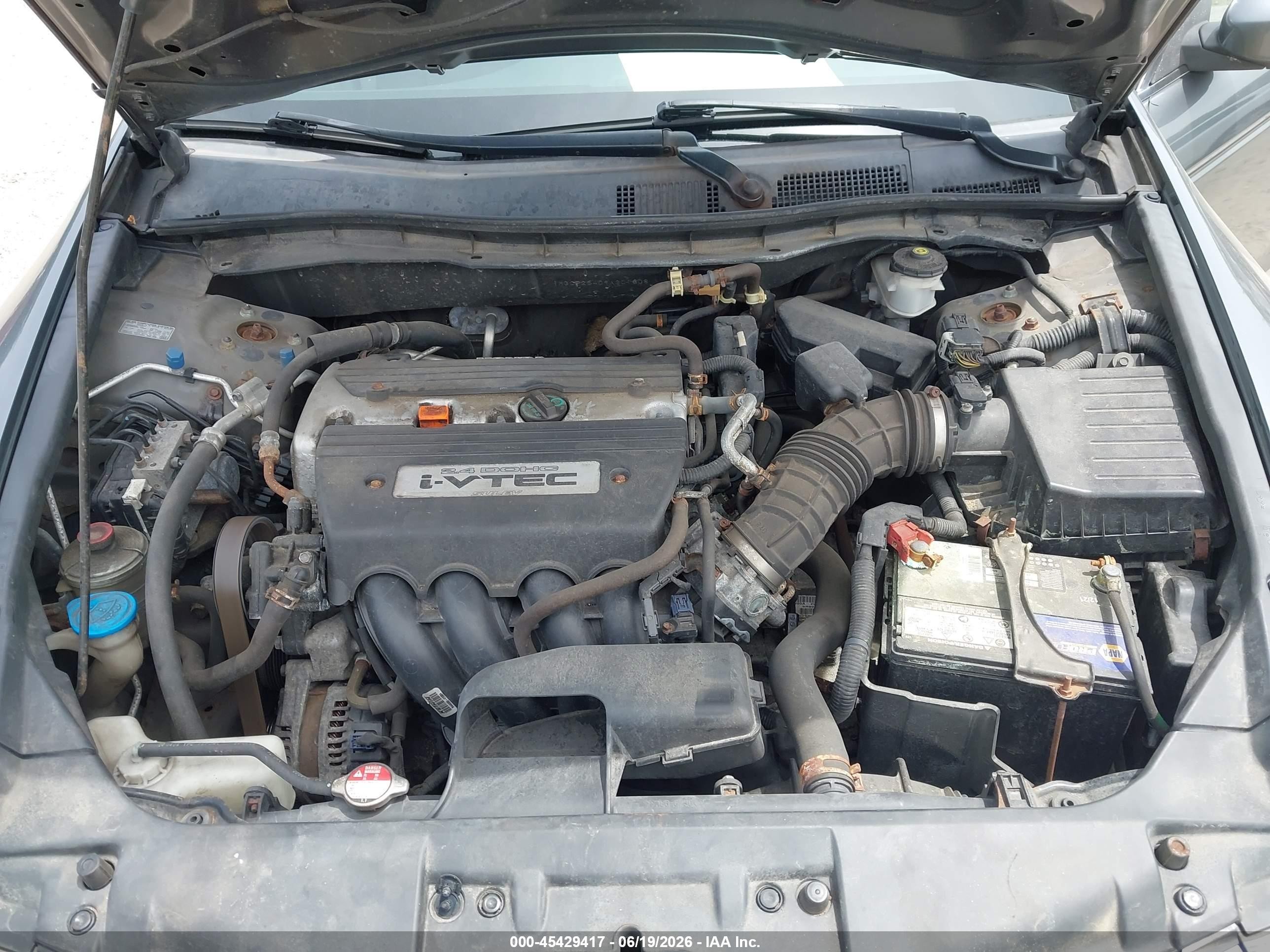 2009 Honda Accord 2.4 Lx-p Gray vin: 1HGCP26409A201808