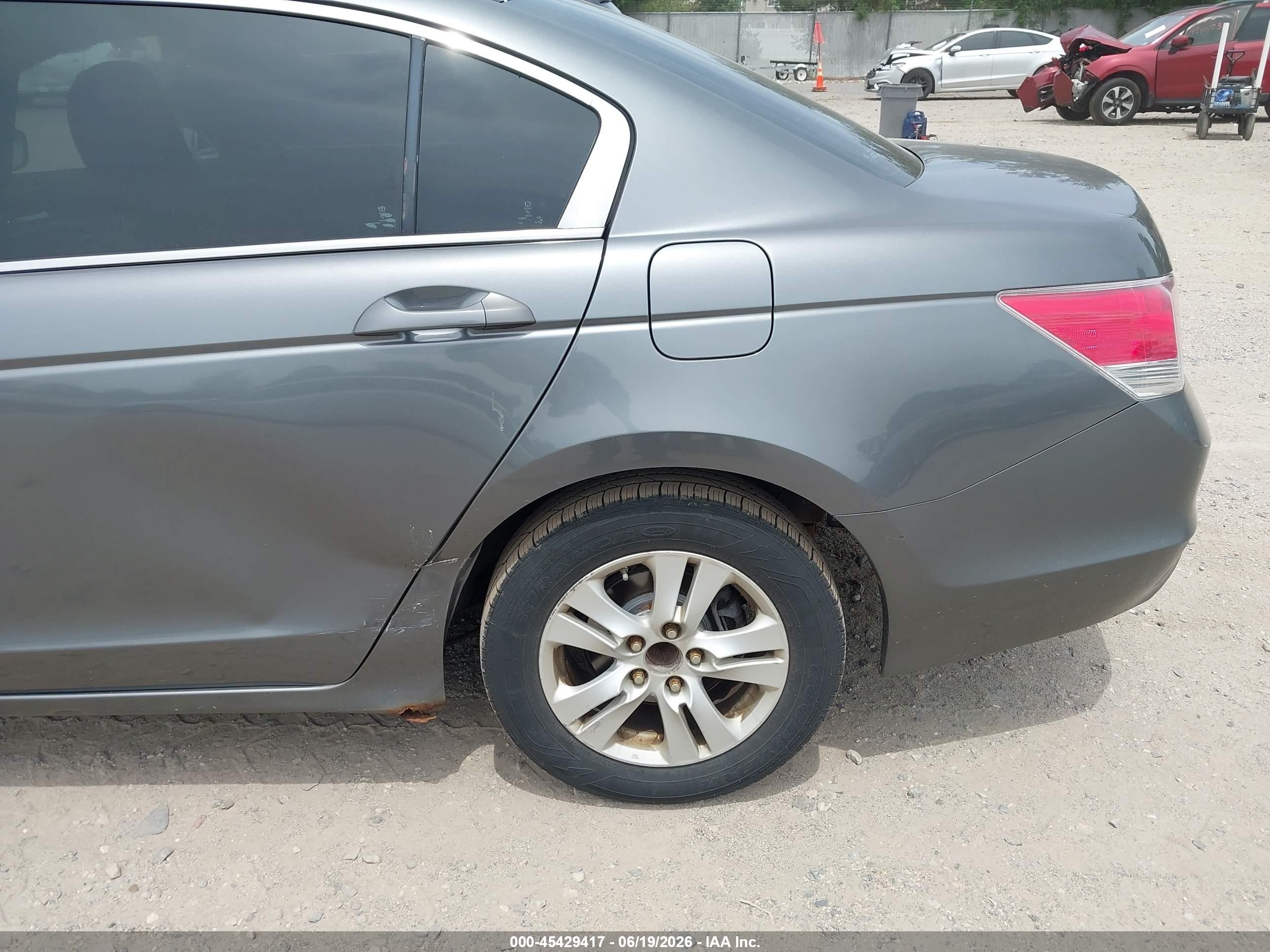 2009 Honda Accord 2.4 Lx-p Gray vin: 1HGCP26409A201808