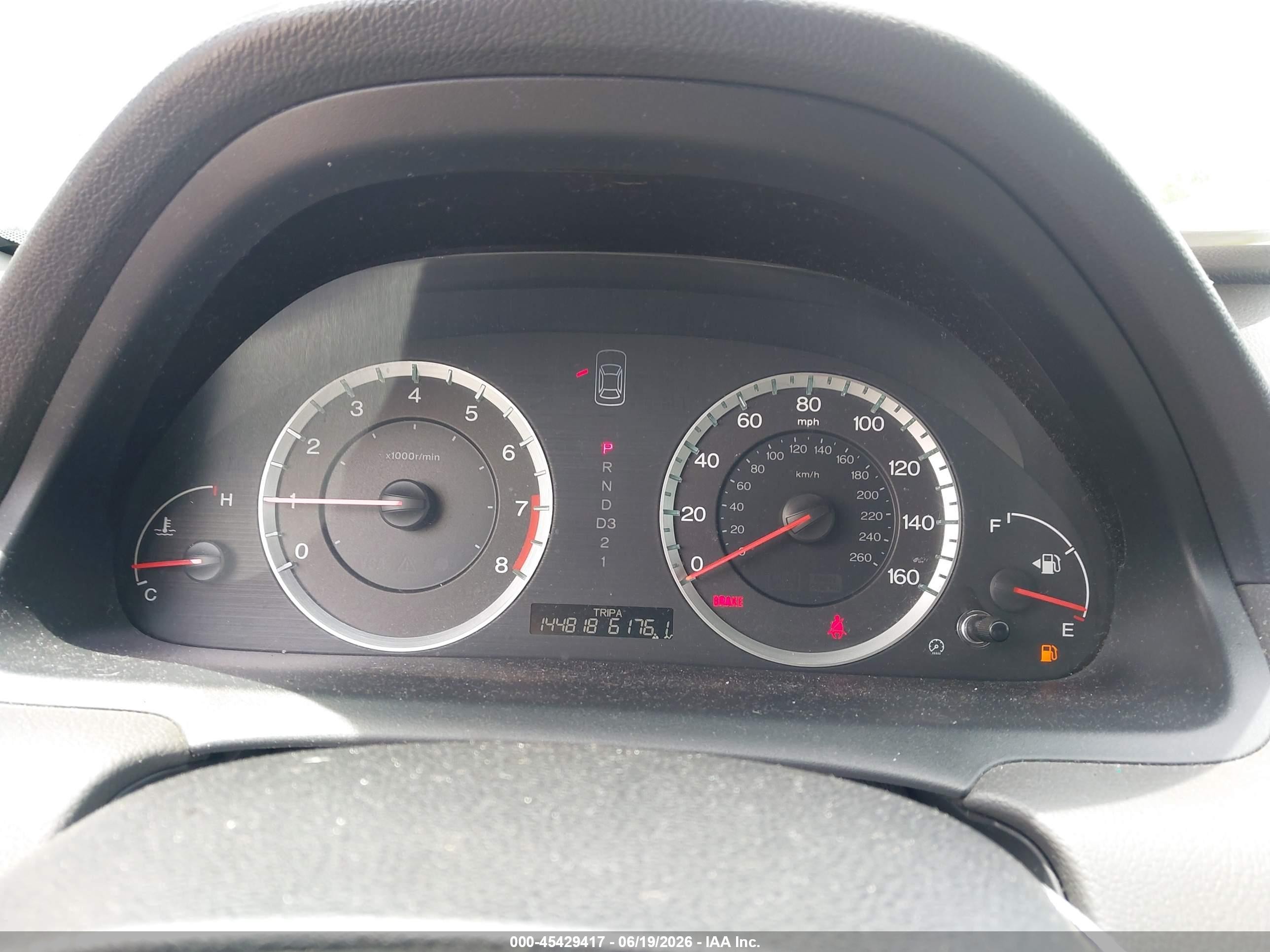 2009 Honda Accord 2.4 Lx-p Gray vin: 1HGCP26409A201808