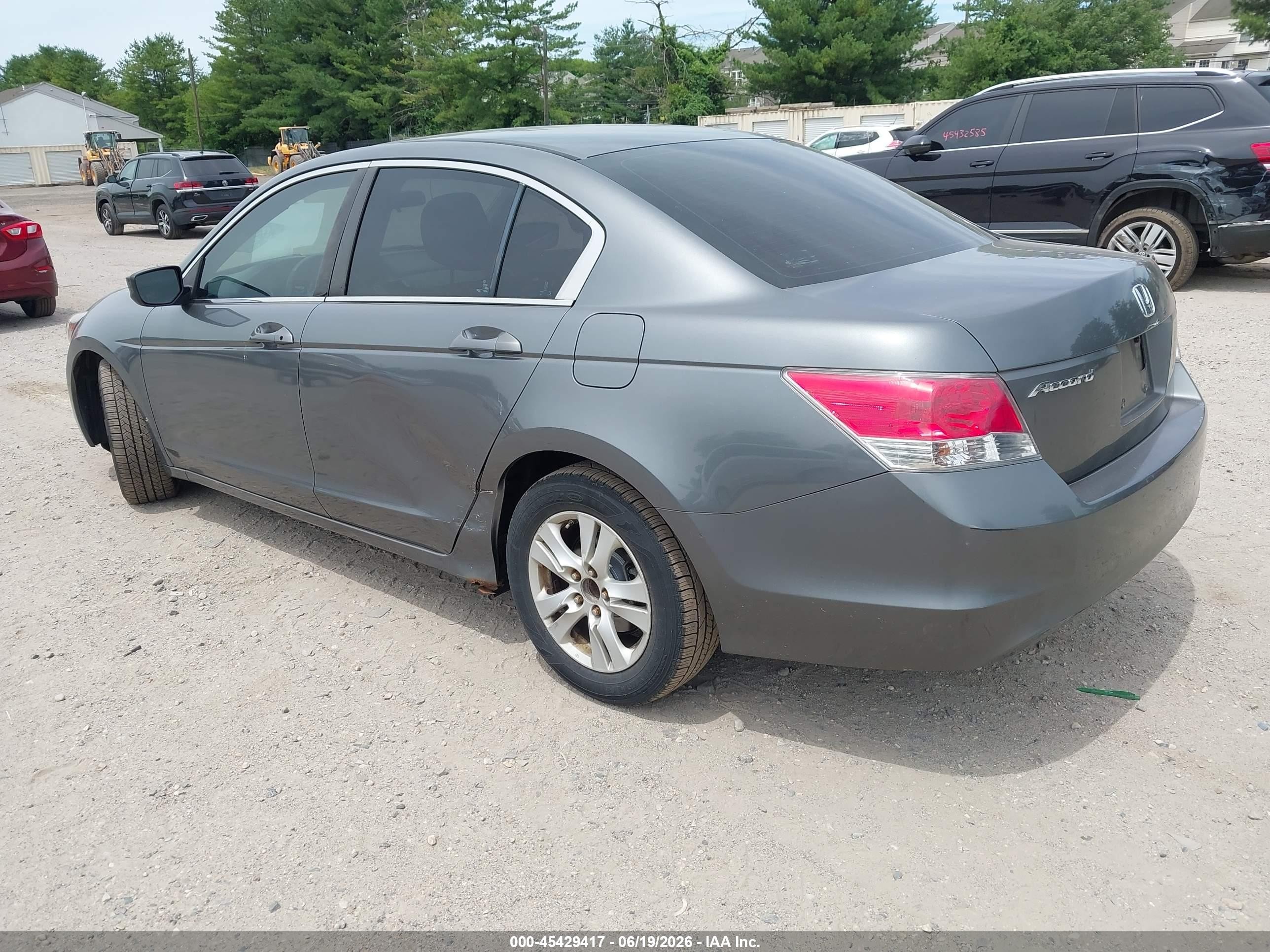2009 Honda Accord 2.4 Lx-p Gray vin: 1HGCP26409A201808