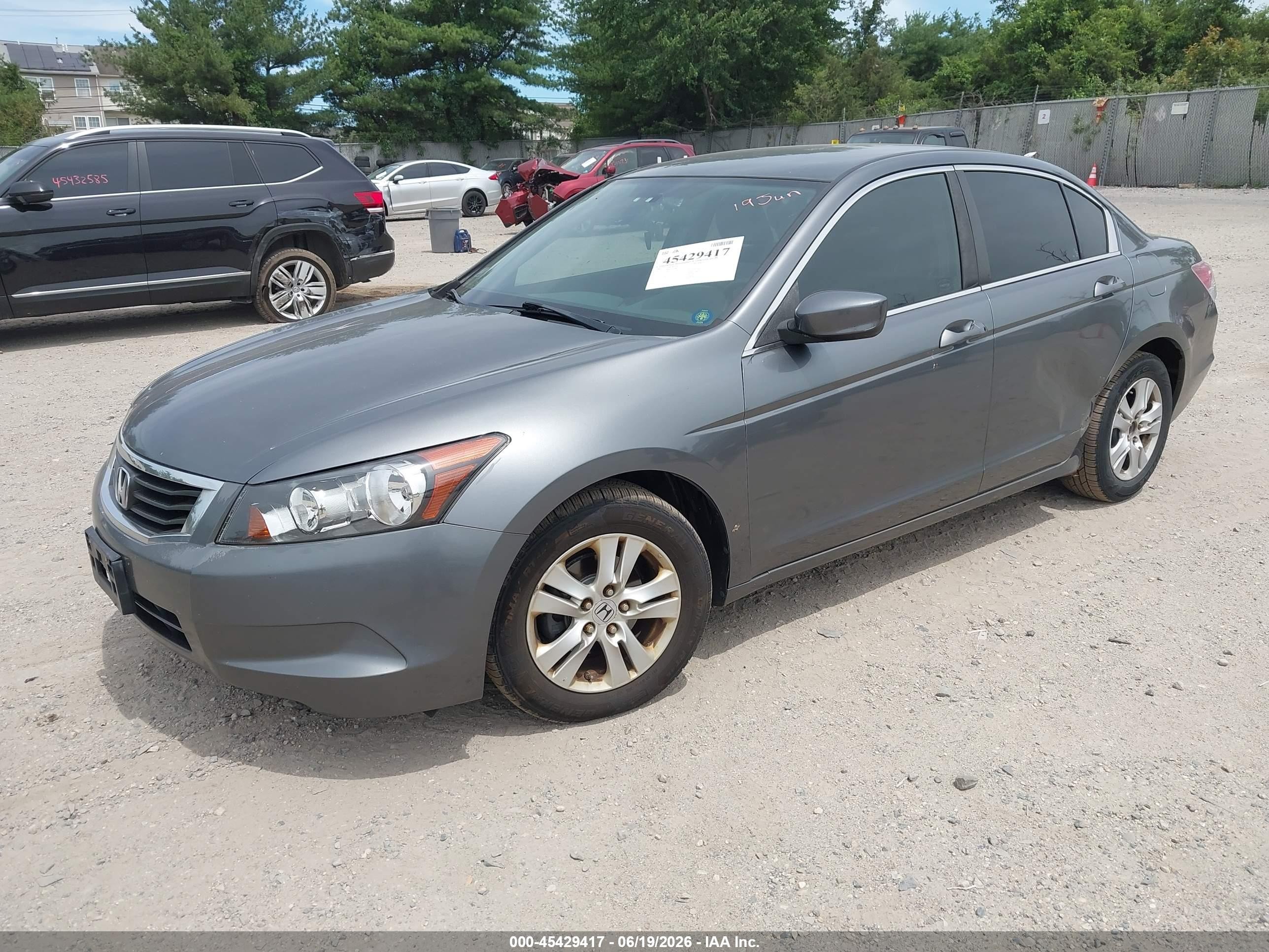 2009 Honda Accord 2.4 Lx-p Gray vin: 1HGCP26409A201808