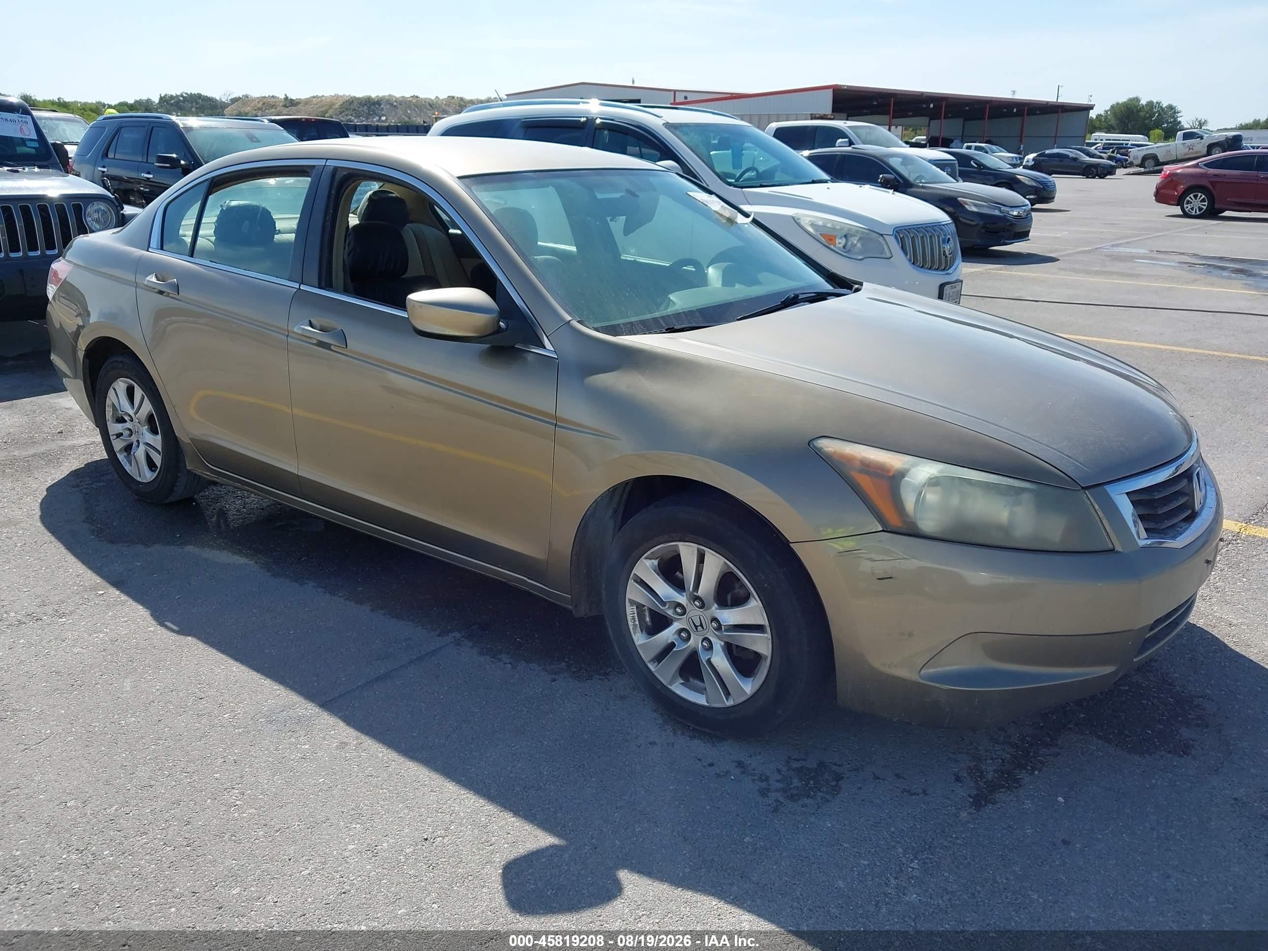 2008 Honda Accord 2.4 Lx-p Brown vin: 1HGCP26418A011143