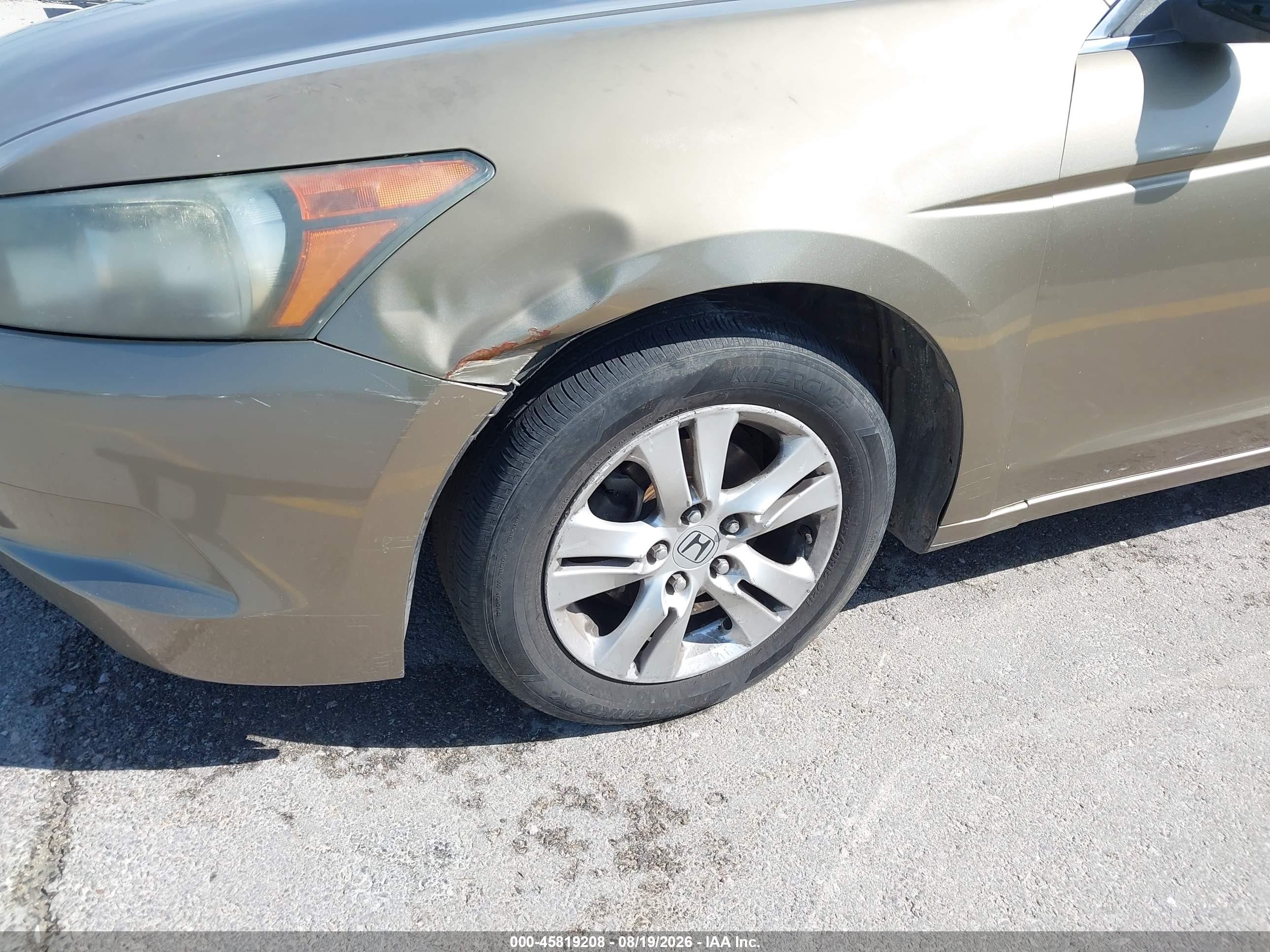 2008 Honda Accord 2.4 Lx-p Коричневый vin: 1HGCP26418A011143