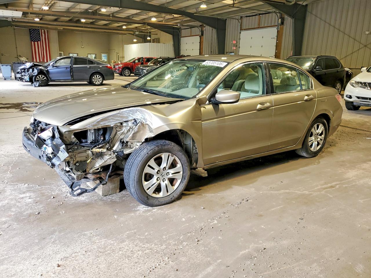 2008 Honda Accord Lxp Tan vin: 1HGCP26418A021204