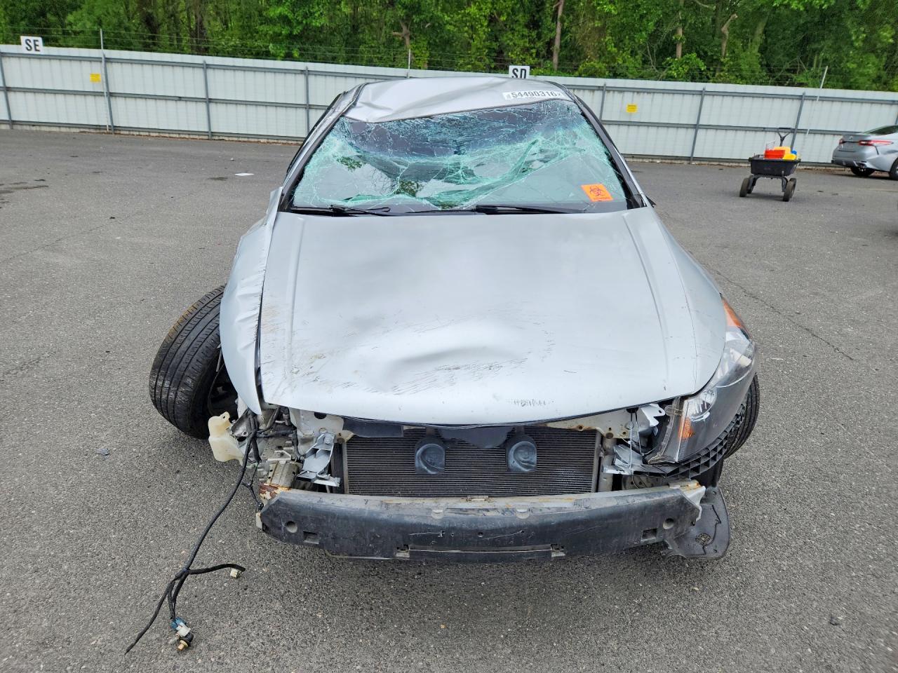 2008 Honda Accord Lxp Silver vin: 1HGCP26418A039038