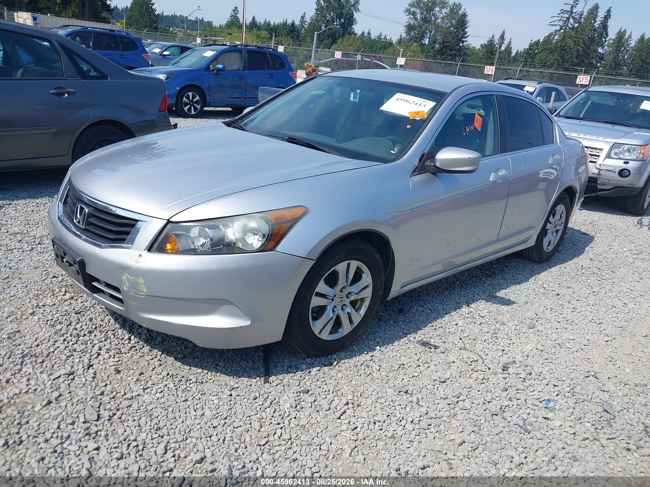 2008 Honda Accord 2.4 Lx-p Silver vin: 1HGCP26418A066742