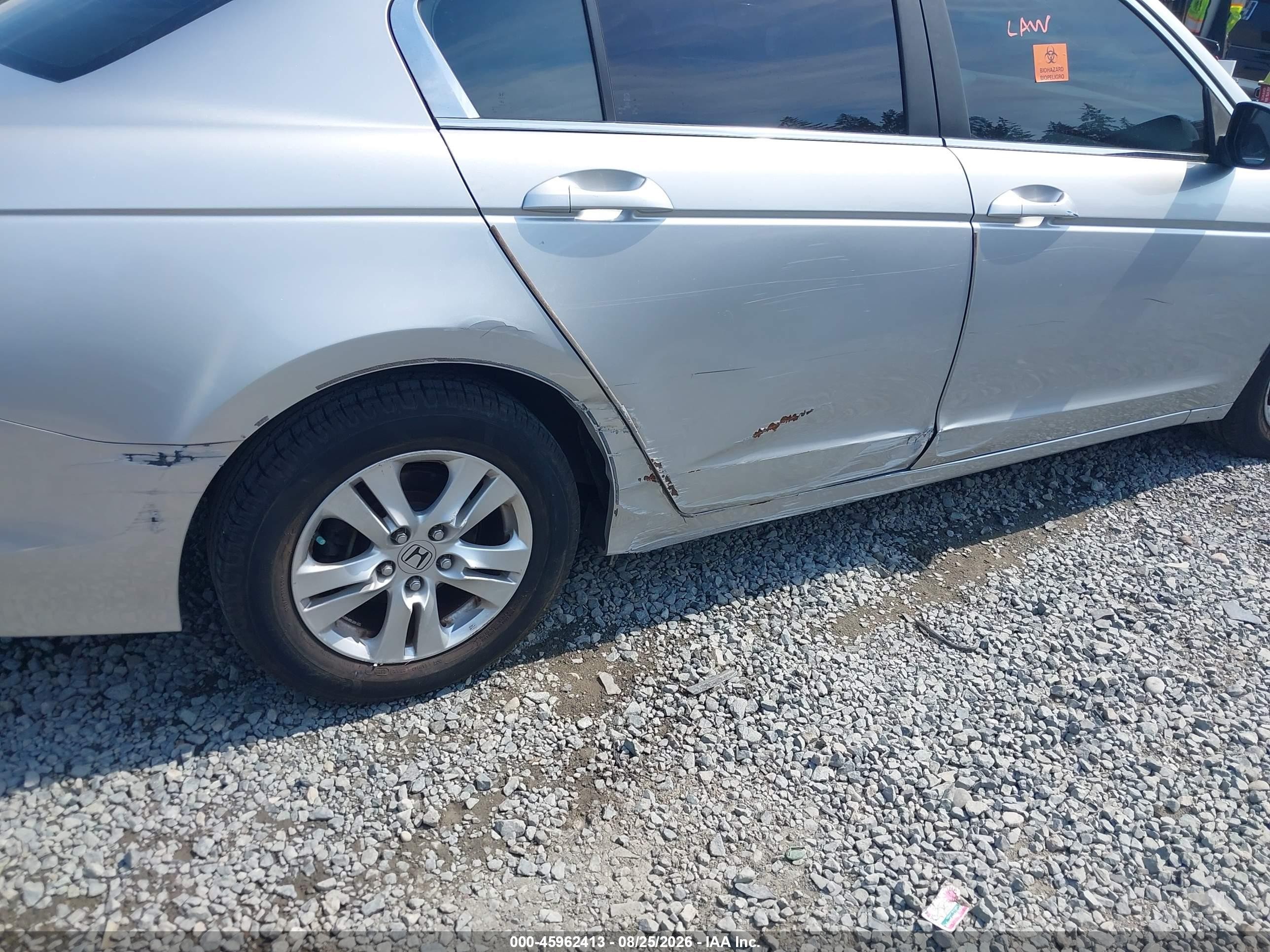 2008 Honda Accord 2.4 Lx-p Silver vin: 1HGCP26418A066742