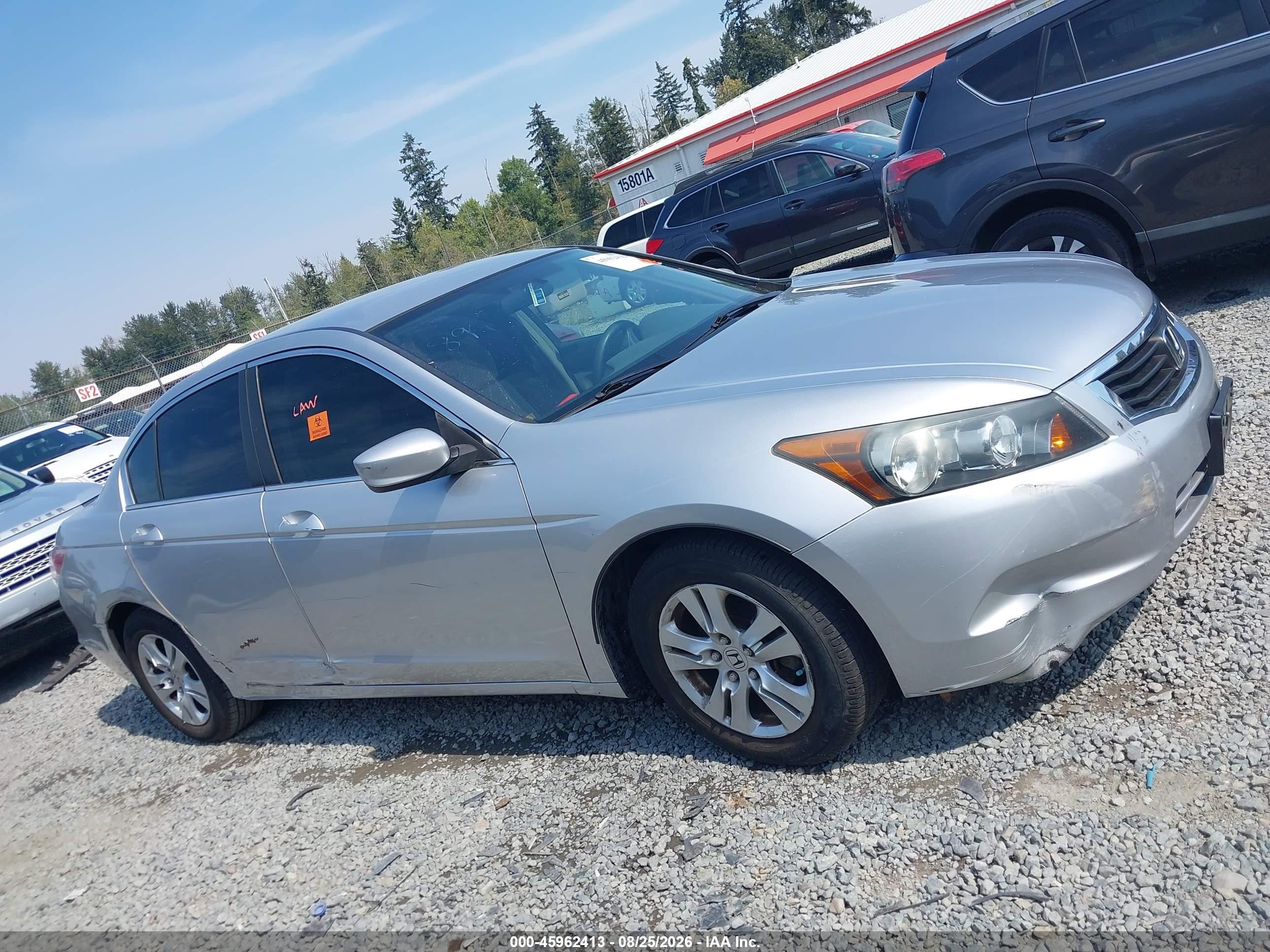 2008 Honda Accord 2.4 Lx-p Silver vin: 1HGCP26418A066742