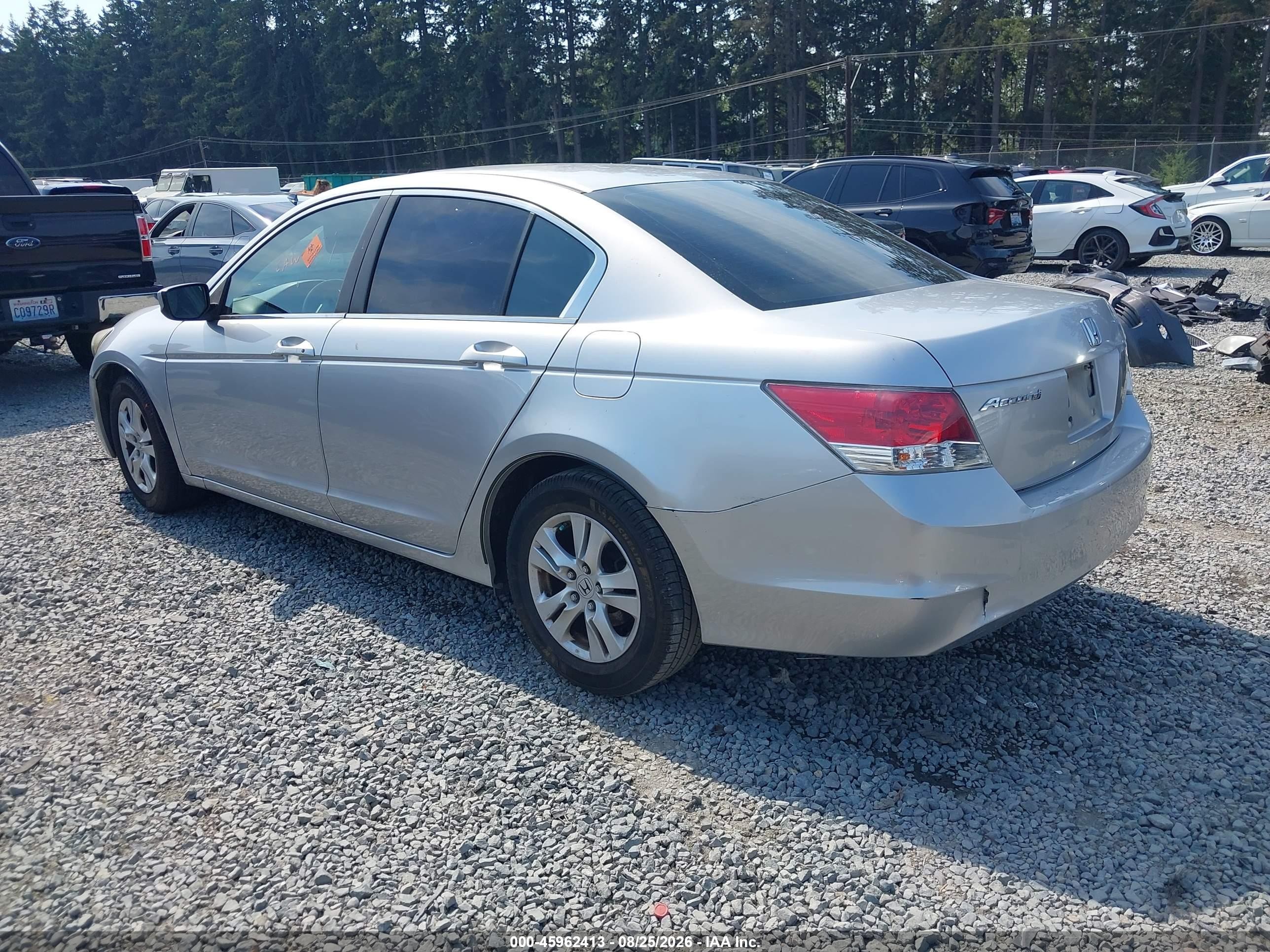 2008 Honda Accord 2.4 Lx-p Silver vin: 1HGCP26418A066742