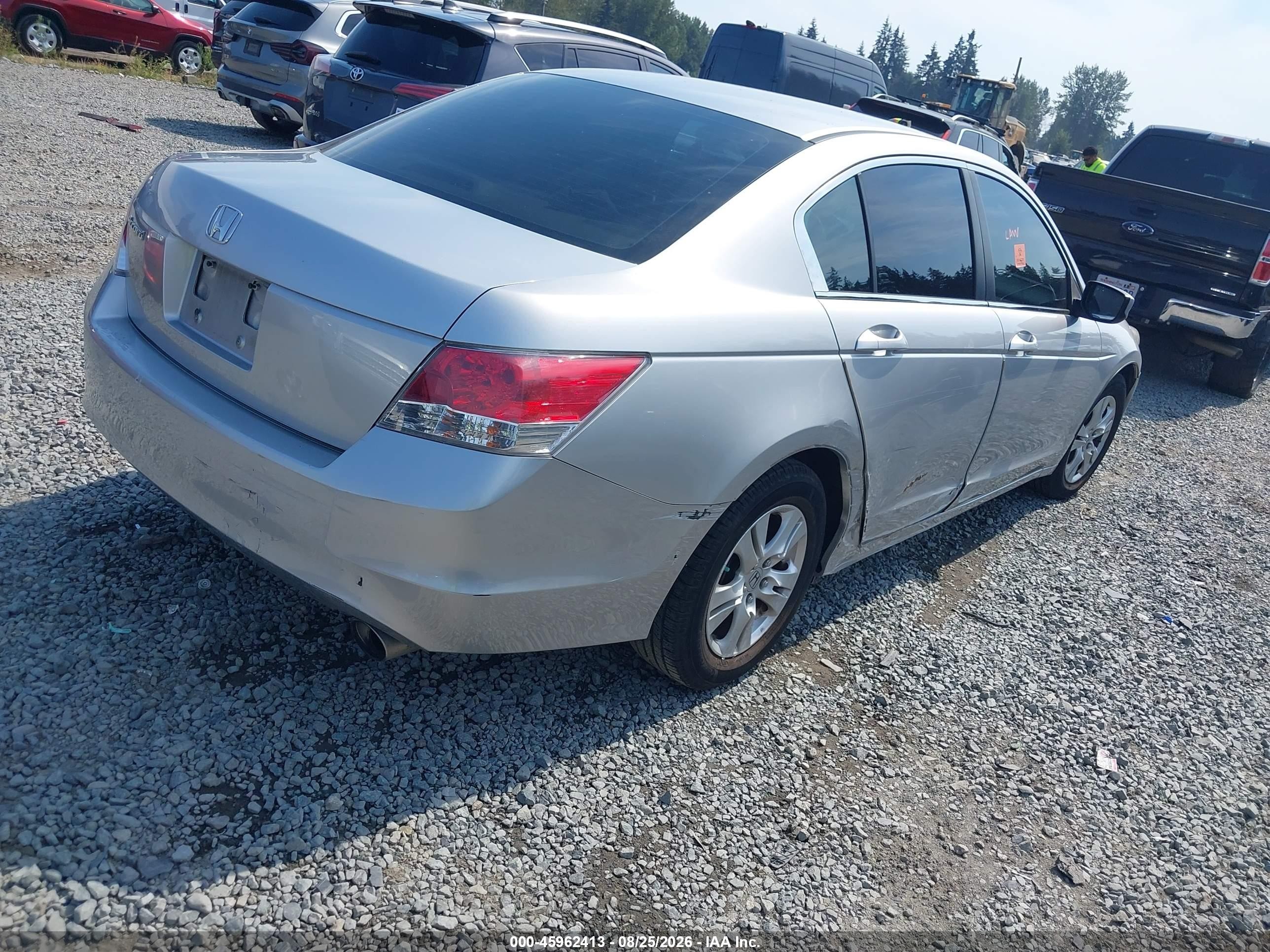 2008 Honda Accord 2.4 Lx-p Silver vin: 1HGCP26418A066742
