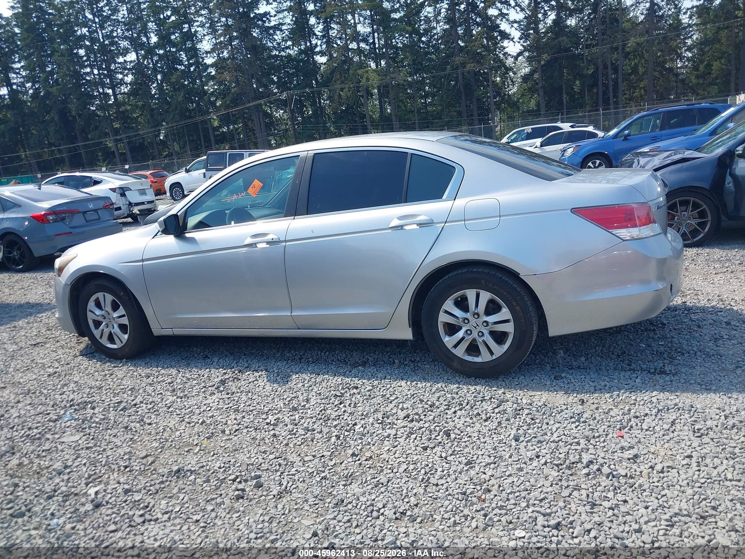2008 Honda Accord 2.4 Lx-p Silver vin: 1HGCP26418A066742