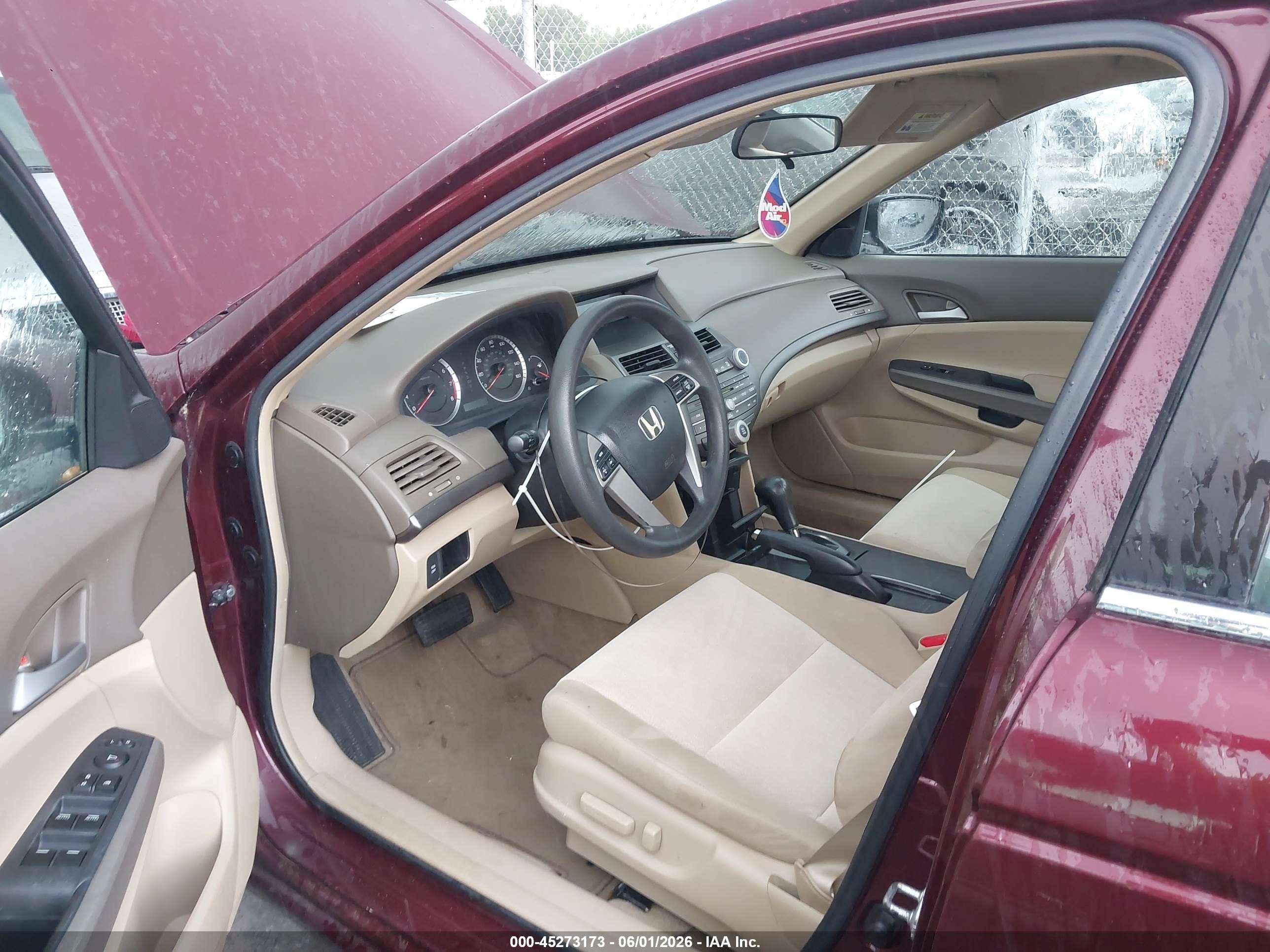 2008 Honda Accord 2.4 Lx-p Maroon vin: 1HGCP26418A162354