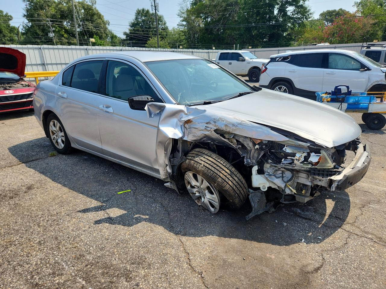 2008 Honda Accord Серебряный vin: 1HGCP26418A163925