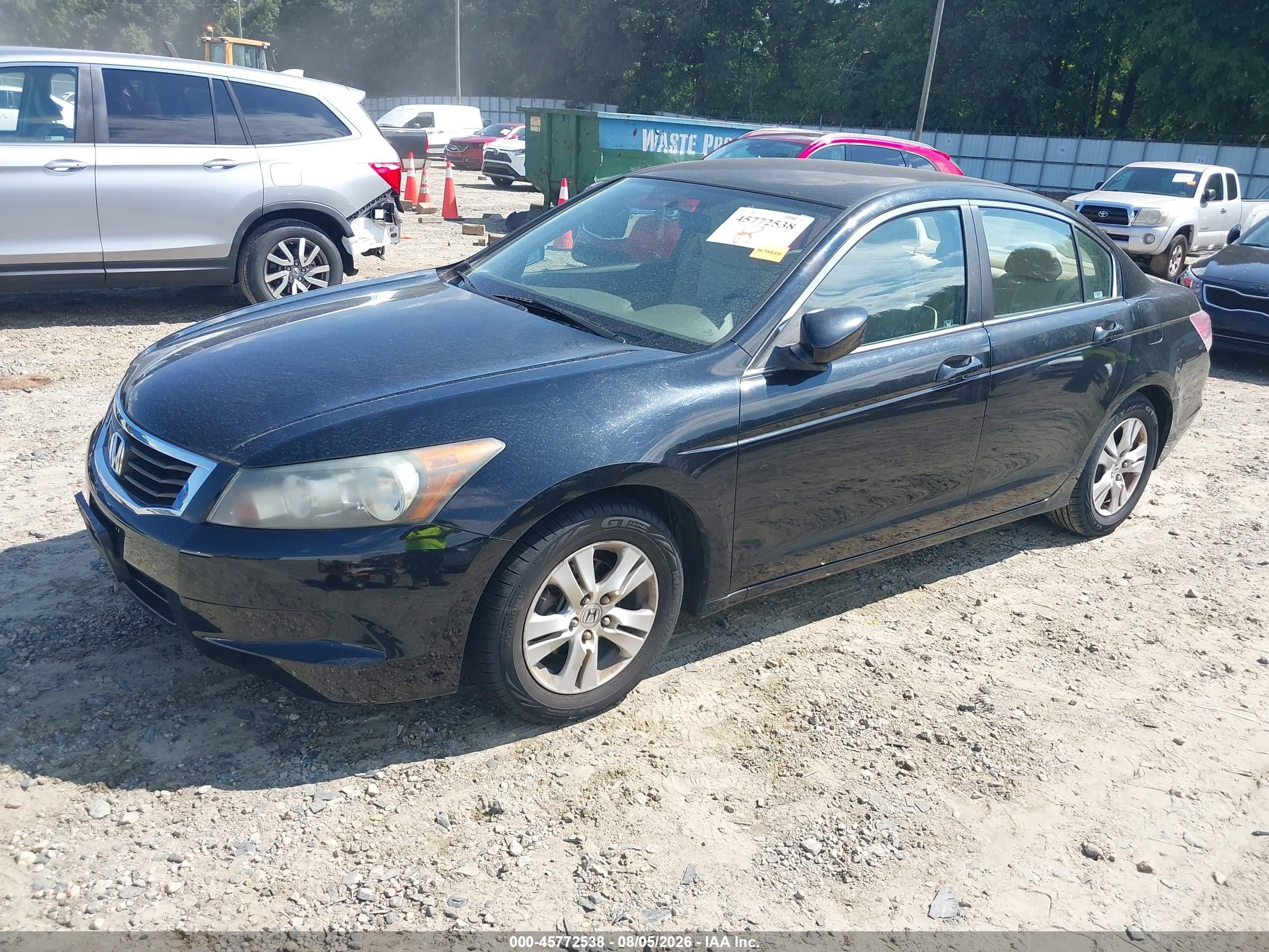 2009 Honda Accord 2.4 Lx-p Черный vin: 1HGCP26419A007708