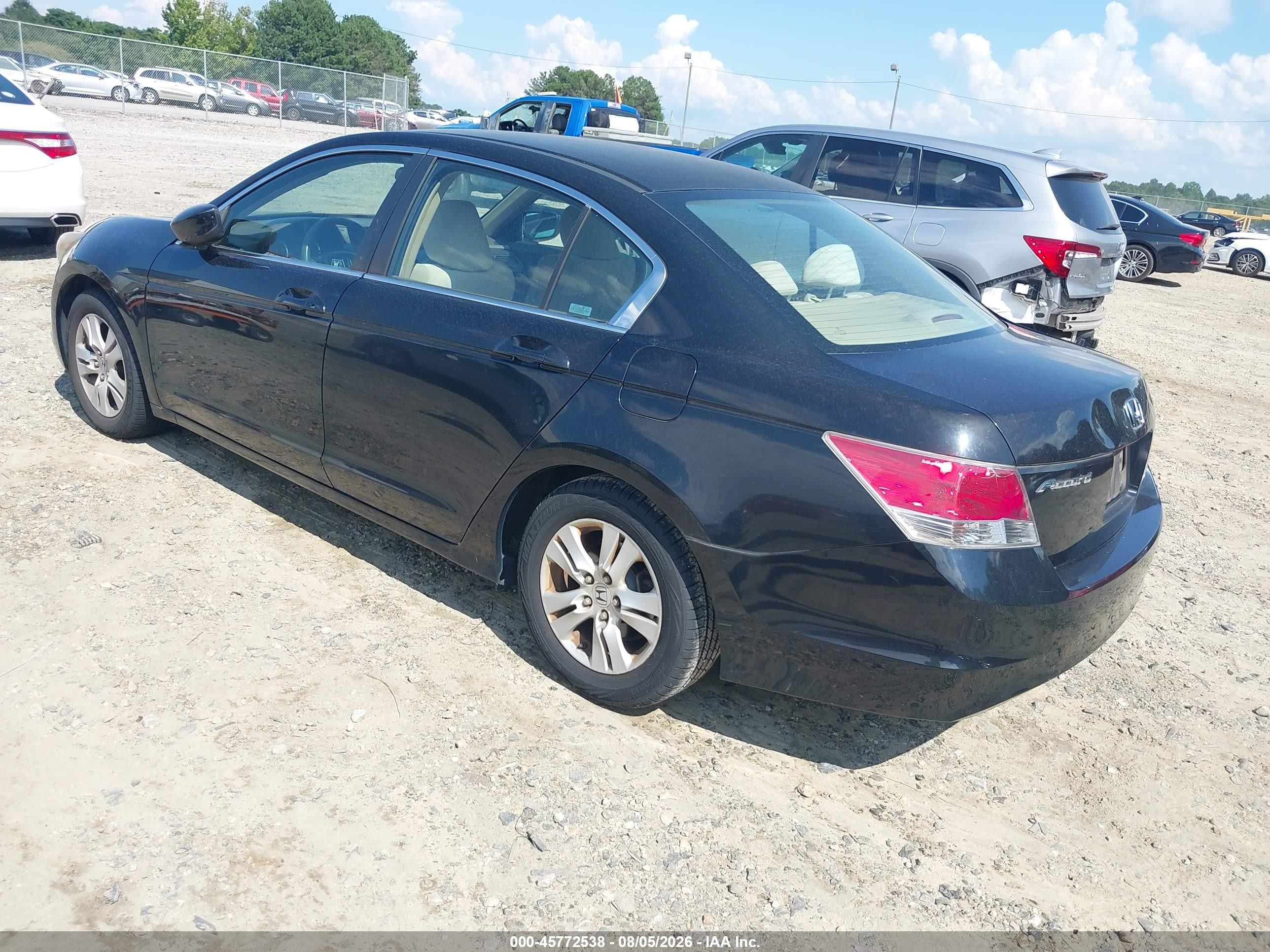 2009 Honda Accord 2.4 Lx-p Черный vin: 1HGCP26419A007708