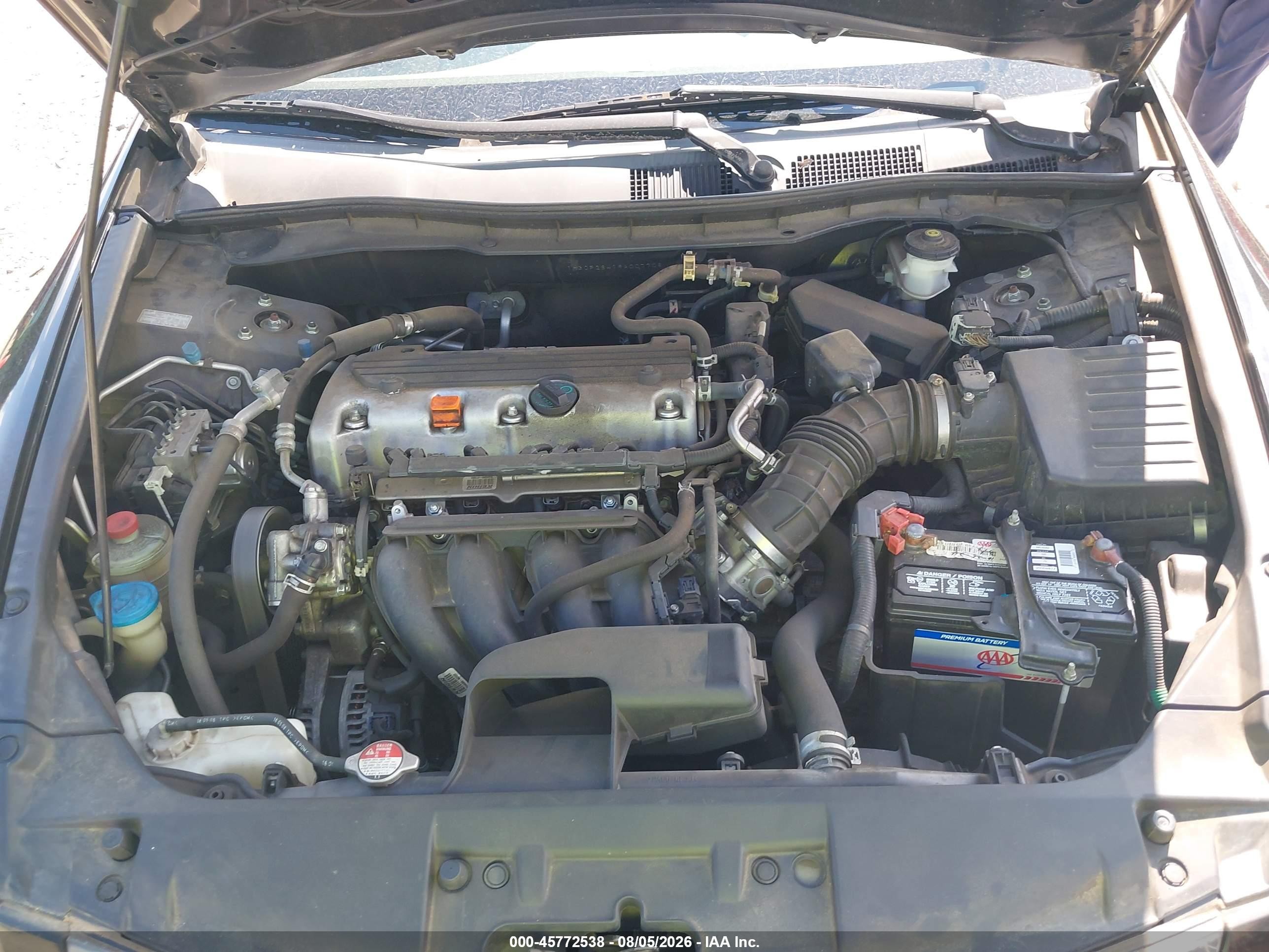 2009 Honda Accord 2.4 Lx-p Черный vin: 1HGCP26419A007708