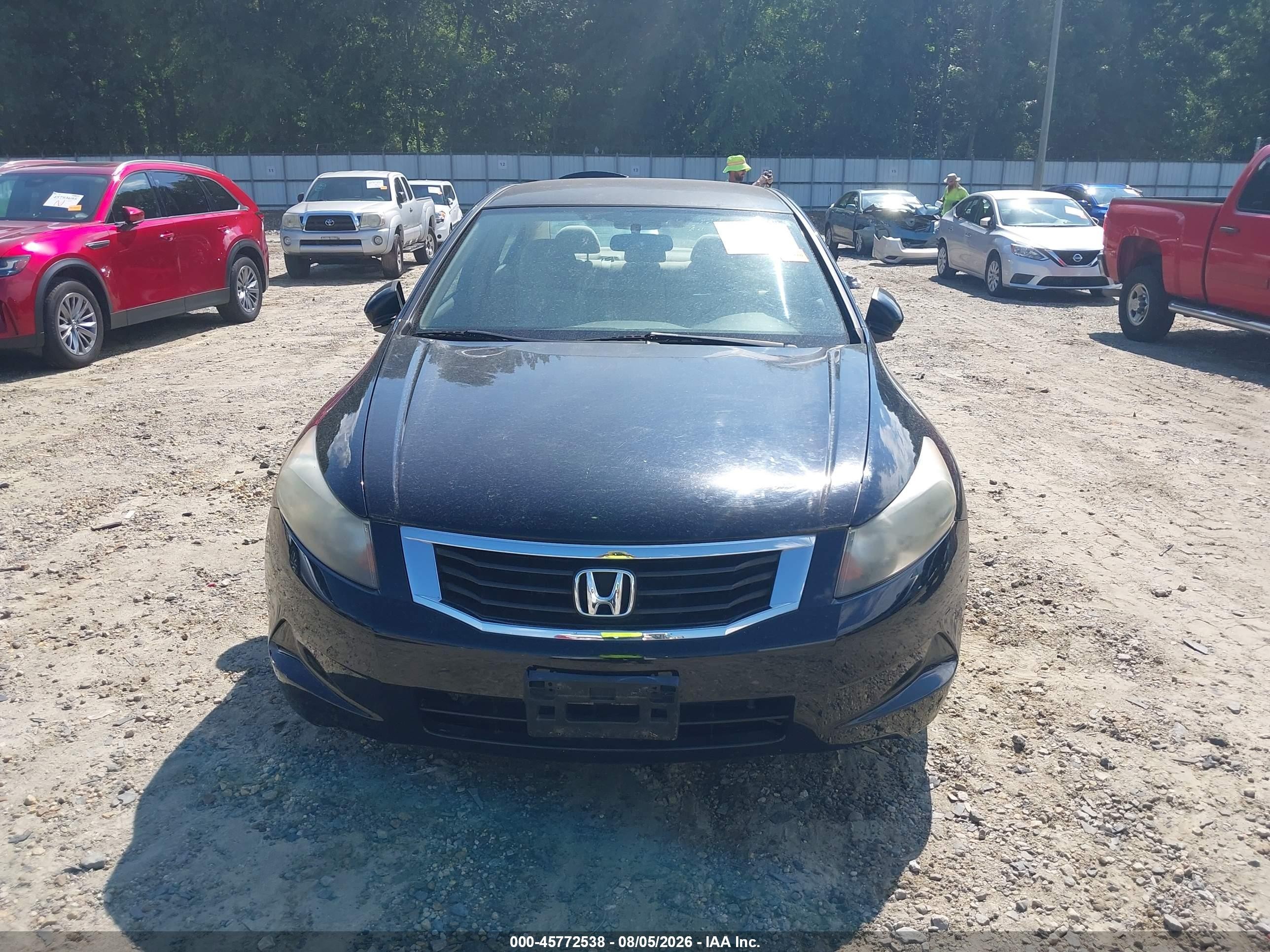 2009 Honda Accord 2.4 Lx-p Черный vin: 1HGCP26419A007708