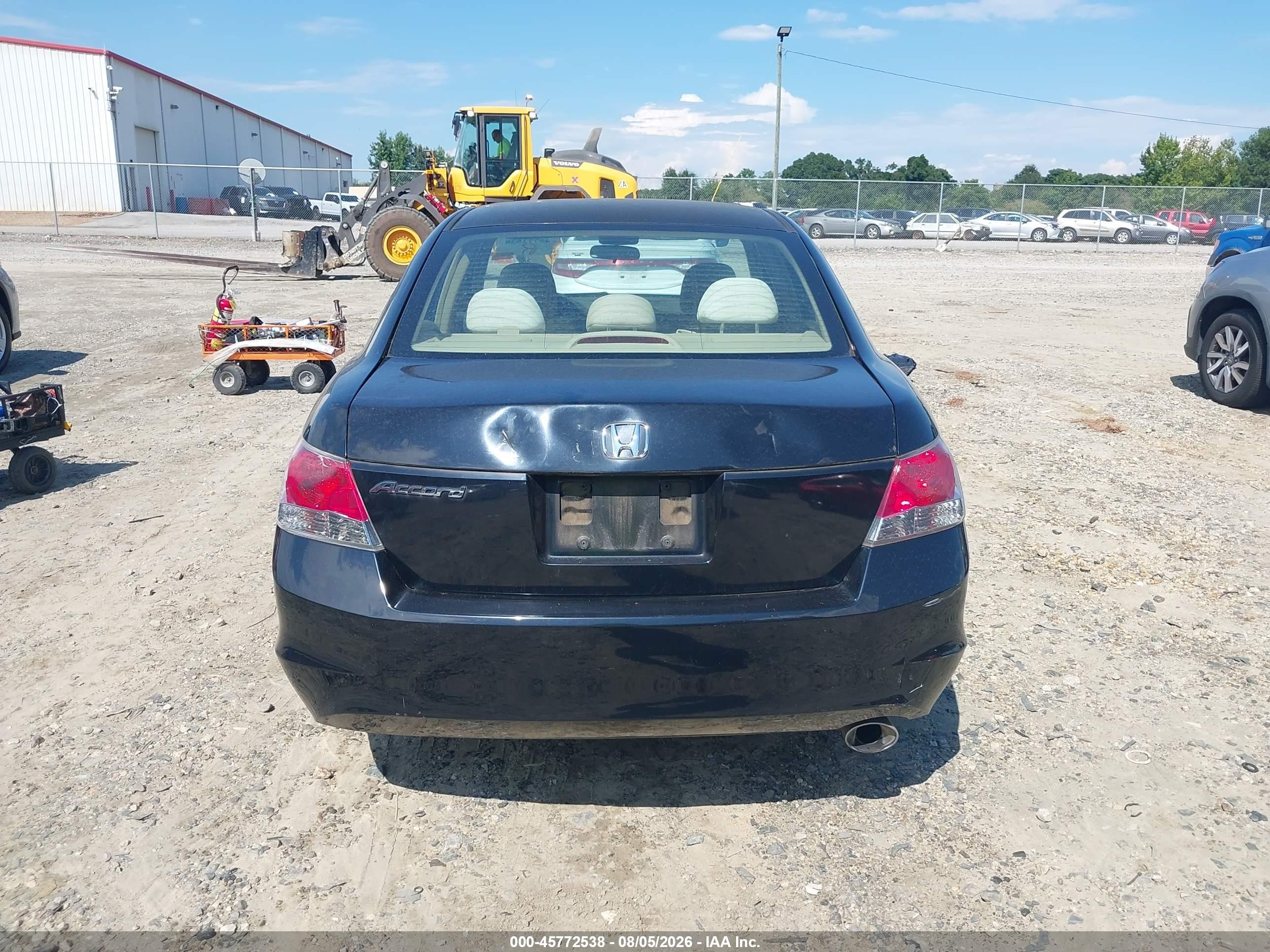 2009 Honda Accord 2.4 Lx-p Черный vin: 1HGCP26419A007708