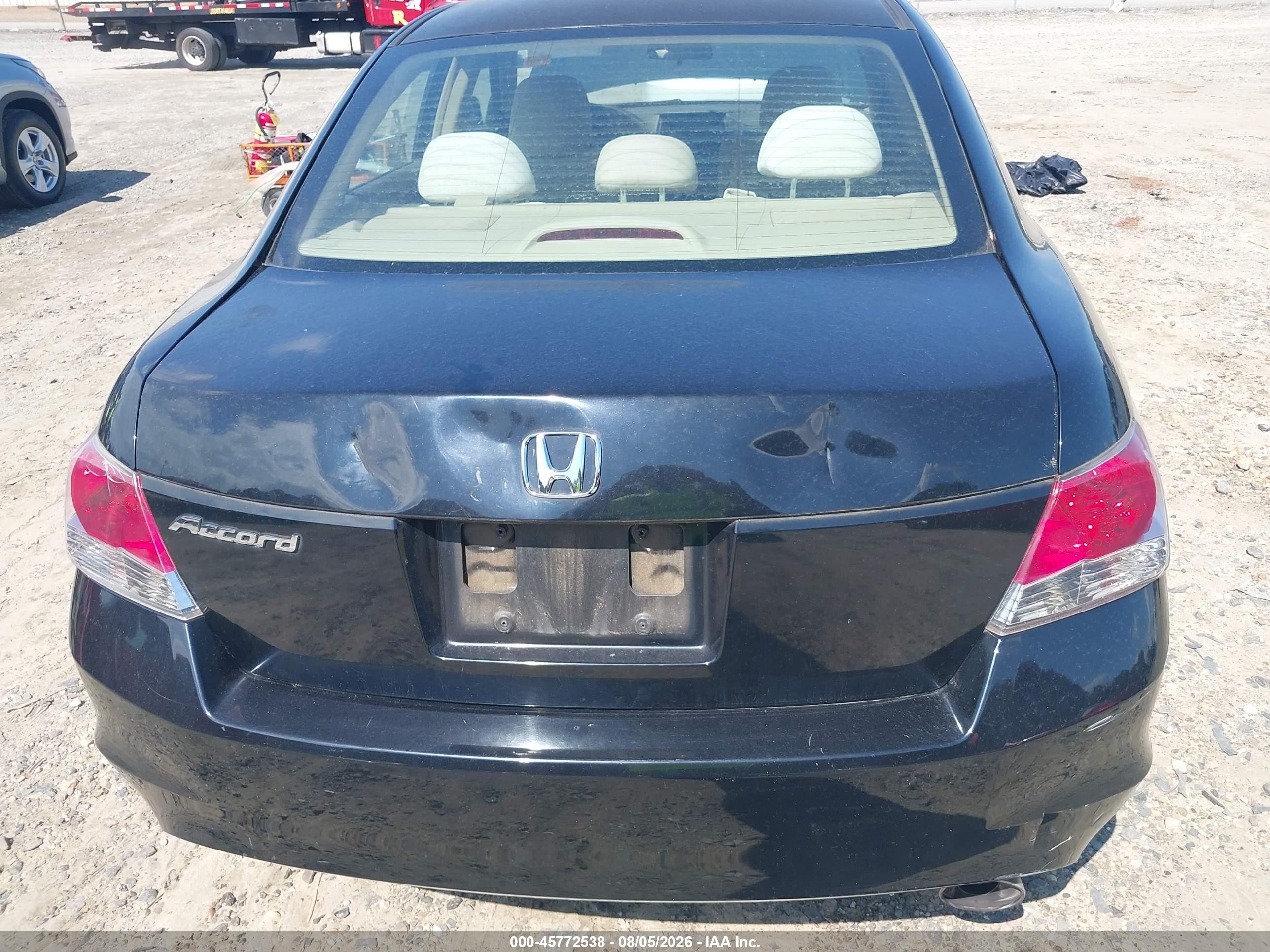 2009 Honda Accord 2.4 Lx-p Черный vin: 1HGCP26419A007708