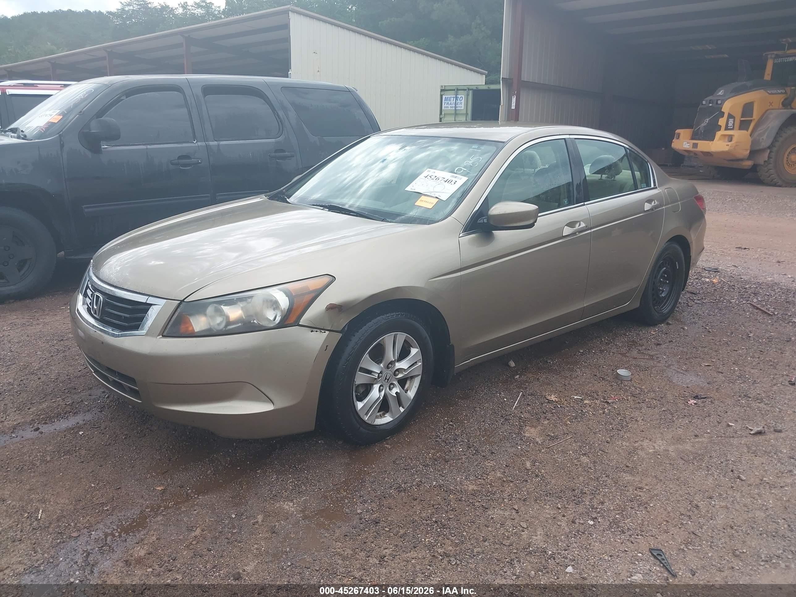 2009 Honda Accord 2.4 Lx-p Gold vin: 1HGCP26419A151985