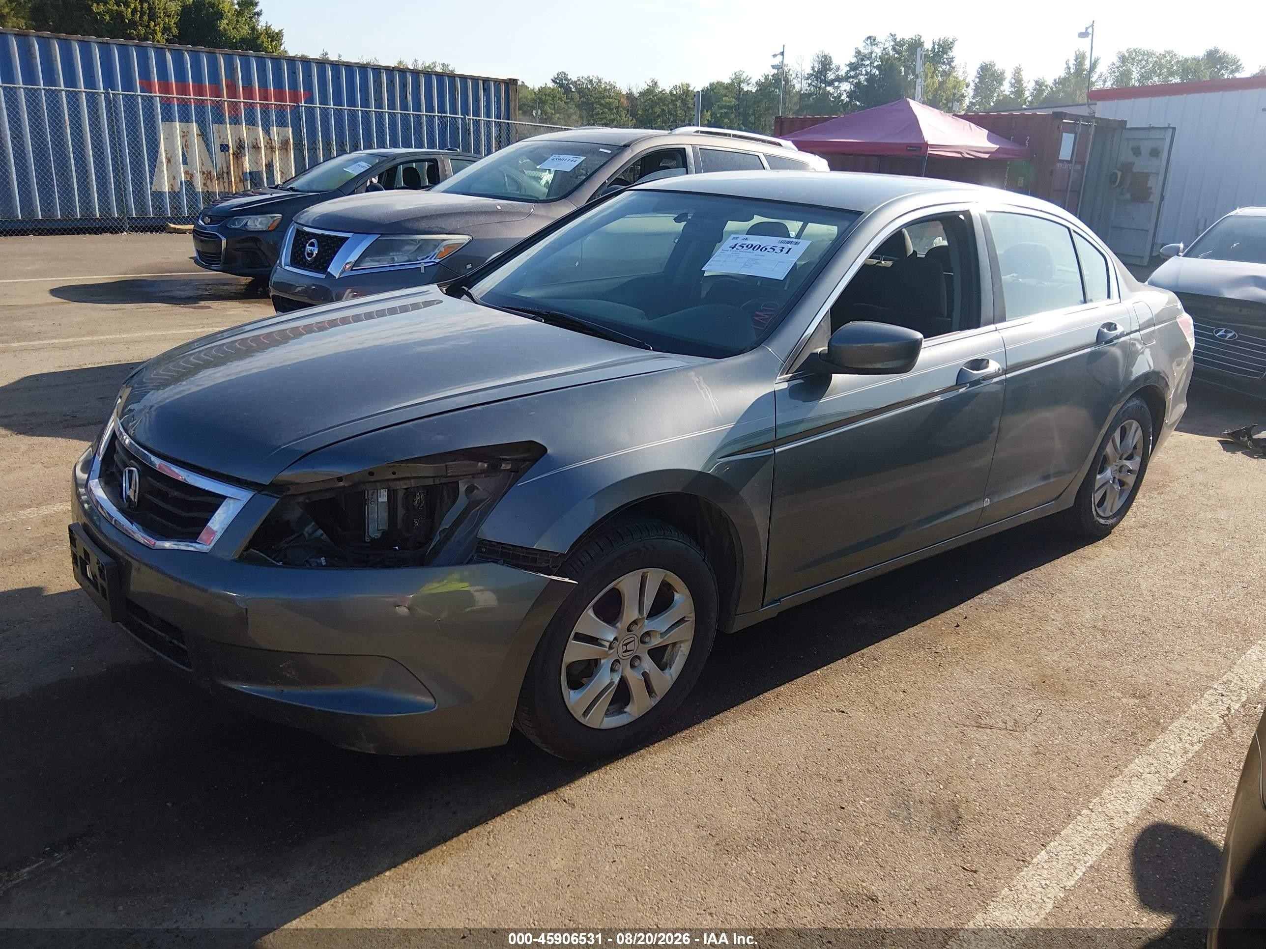 2009 Honda Accord 2.4 Lx-p Серый vin: 1HGCP26419A152215