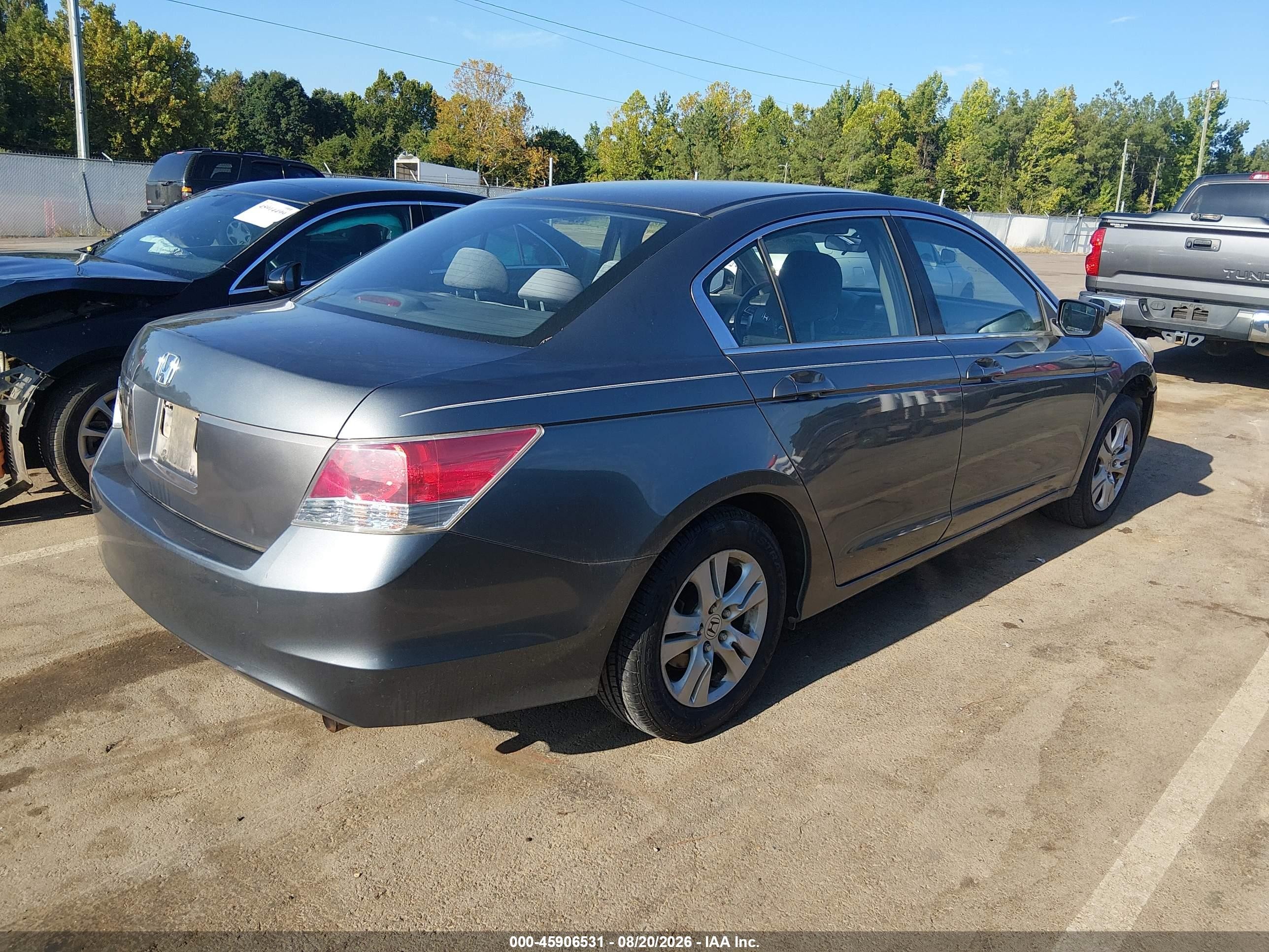 2009 Honda Accord 2.4 Lx-p Серый vin: 1HGCP26419A152215