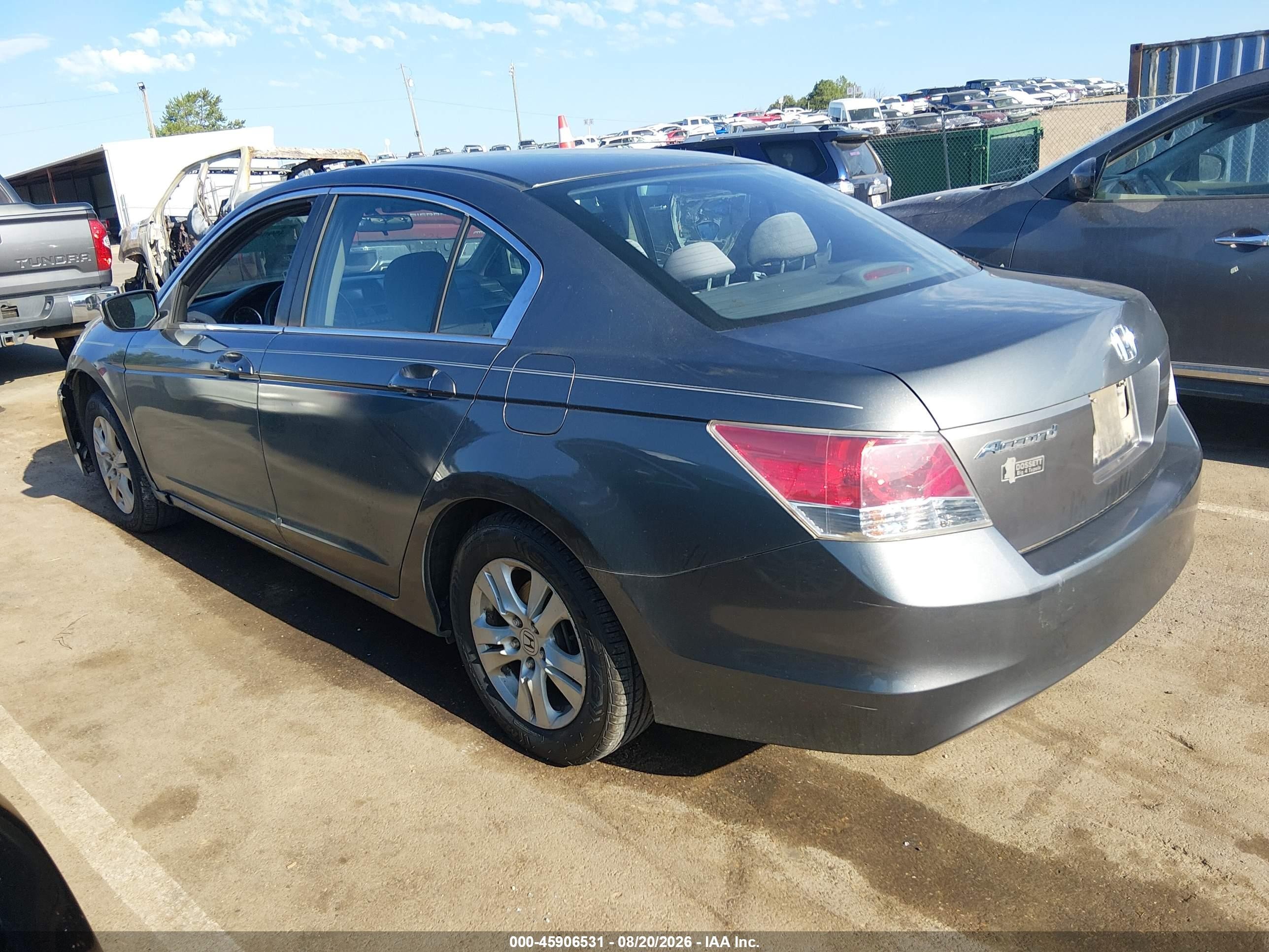2009 Honda Accord 2.4 Lx-p Серый vin: 1HGCP26419A152215
