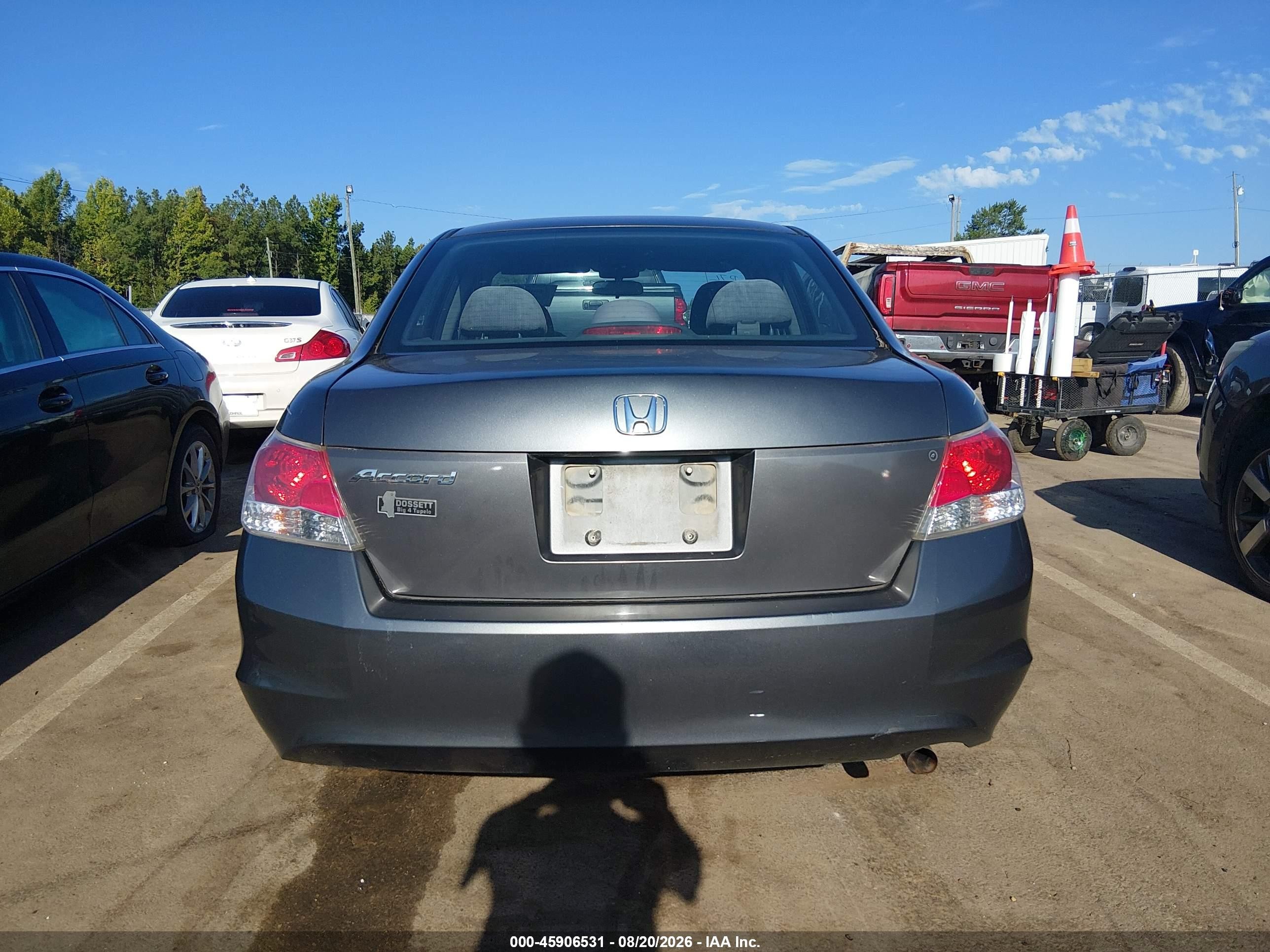 2009 Honda Accord 2.4 Lx-p Серый vin: 1HGCP26419A152215