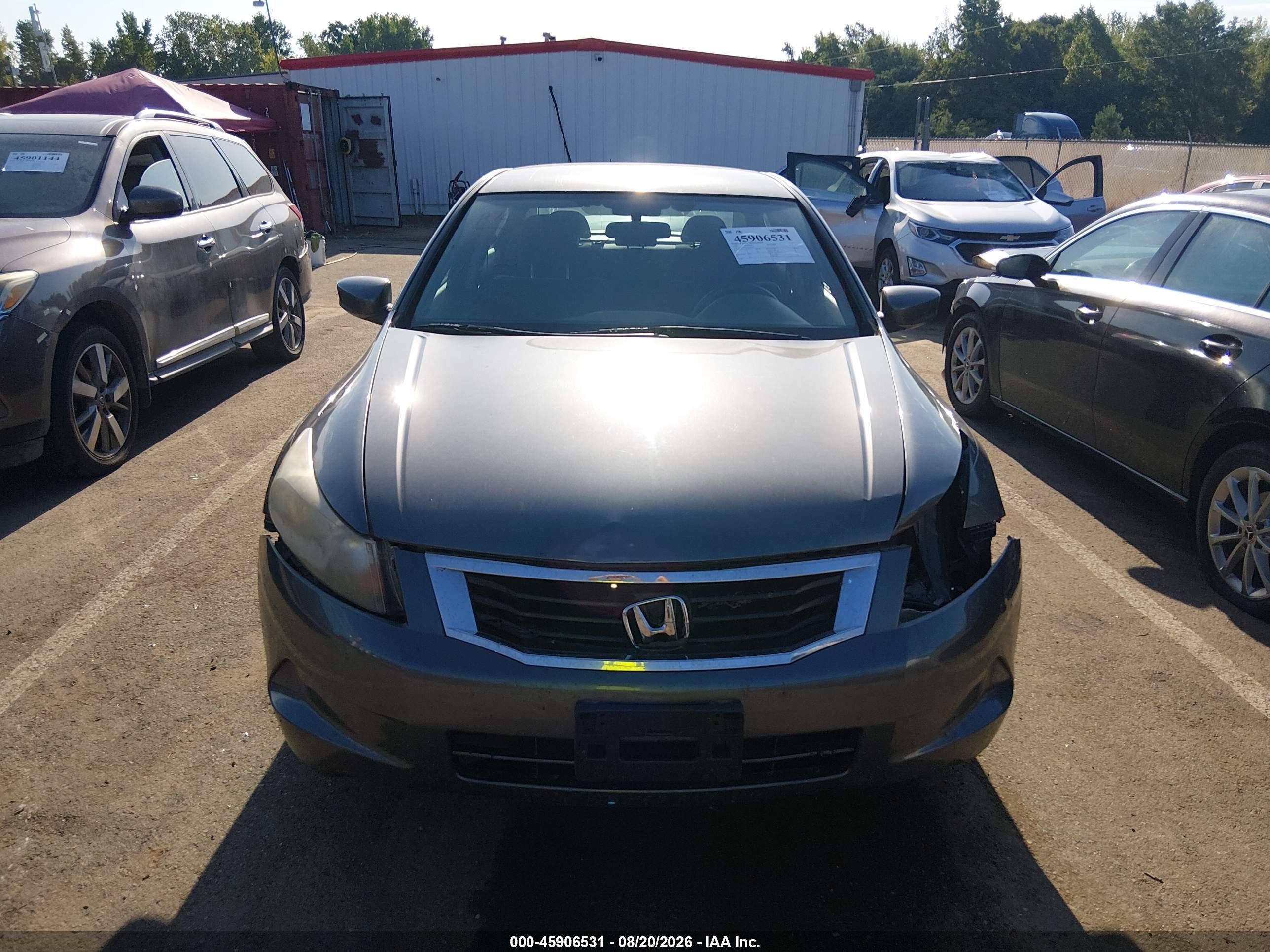 2009 Honda Accord 2.4 Lx-p Серый vin: 1HGCP26419A152215