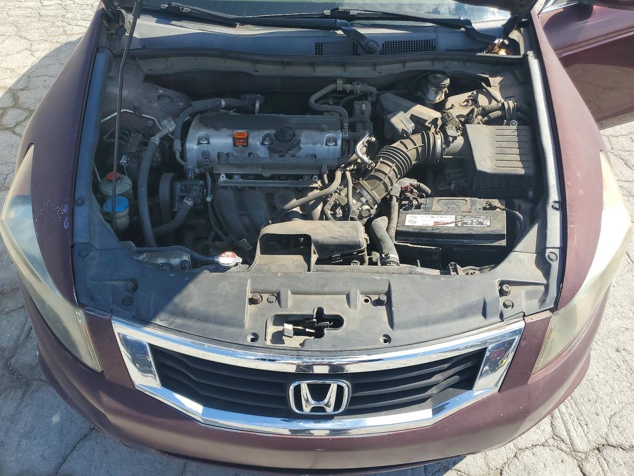 2009 Honda Accord Lxp Burgundy vin: 1HGCP26419A168155