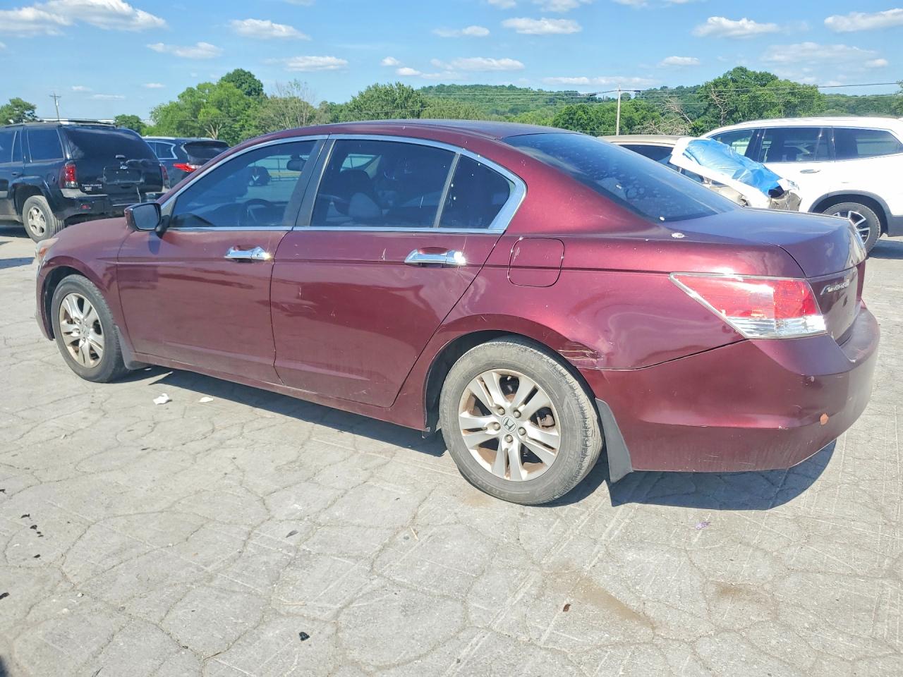 2009 Honda Accord Lxp Burgundy vin: 1HGCP26419A168155