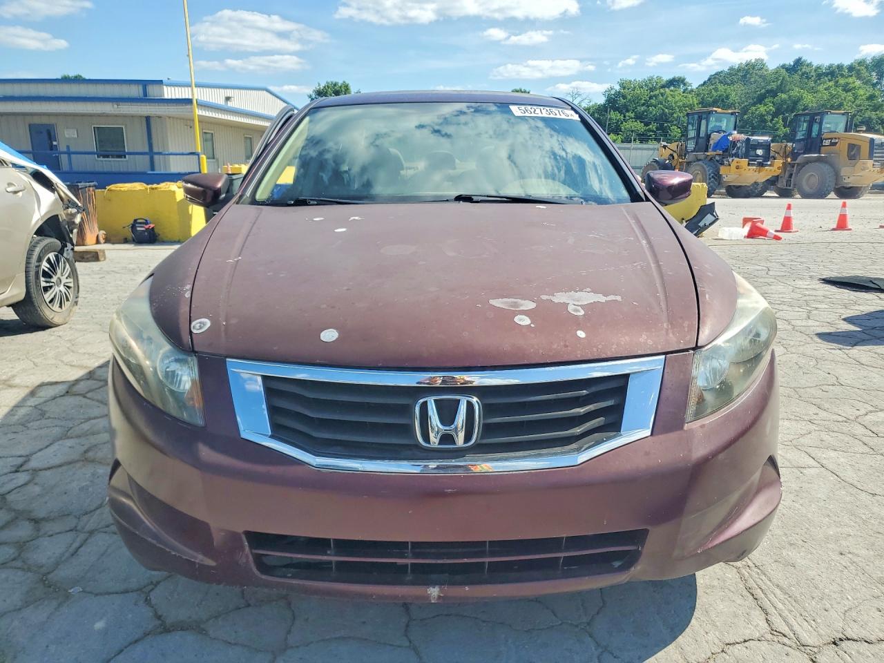 2009 Honda Accord Lxp Burgundy vin: 1HGCP26419A168155