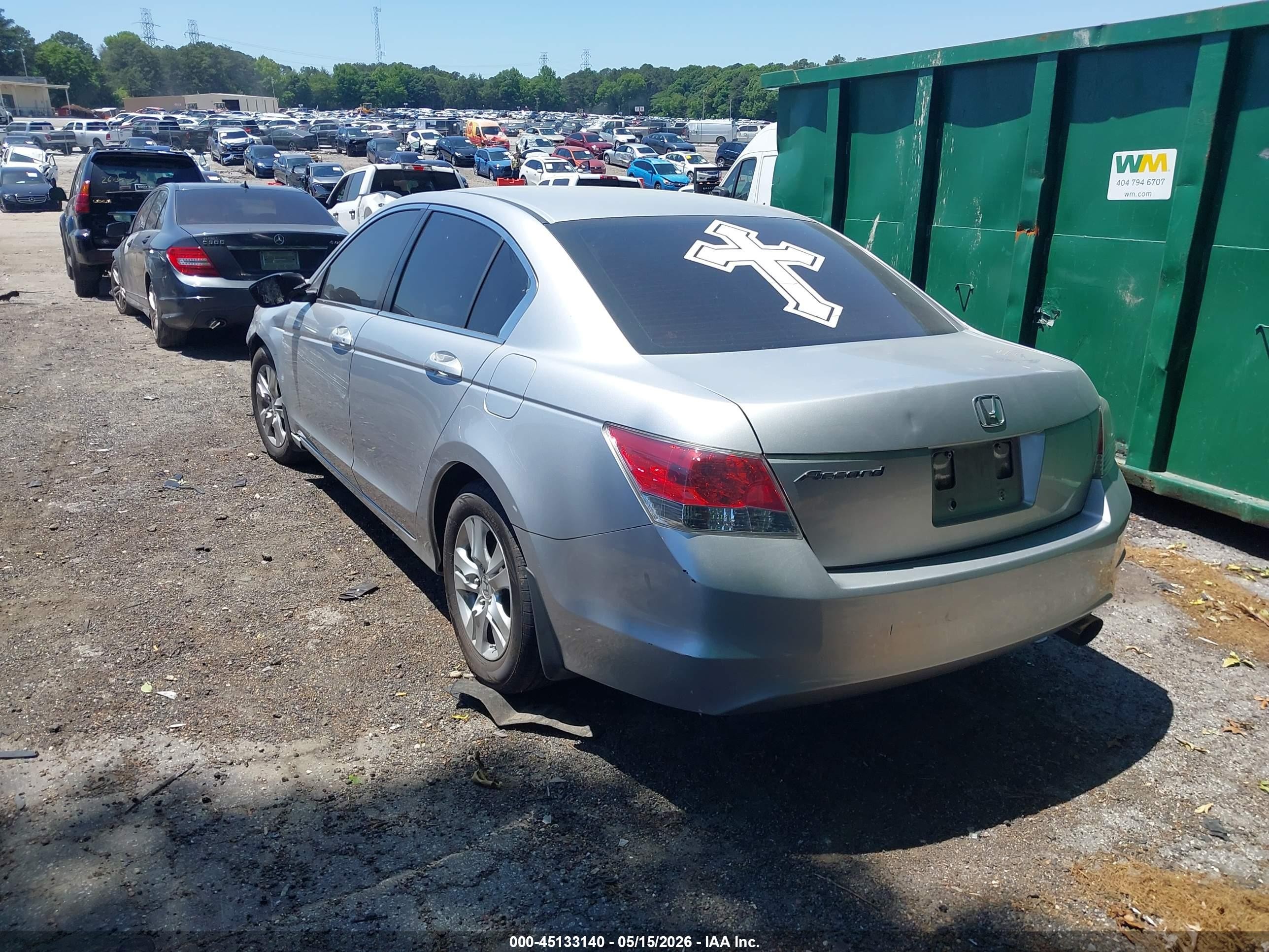 2009 Honda Accord 2.4 Lx-p Silver vin: 1HGCP26419A188213