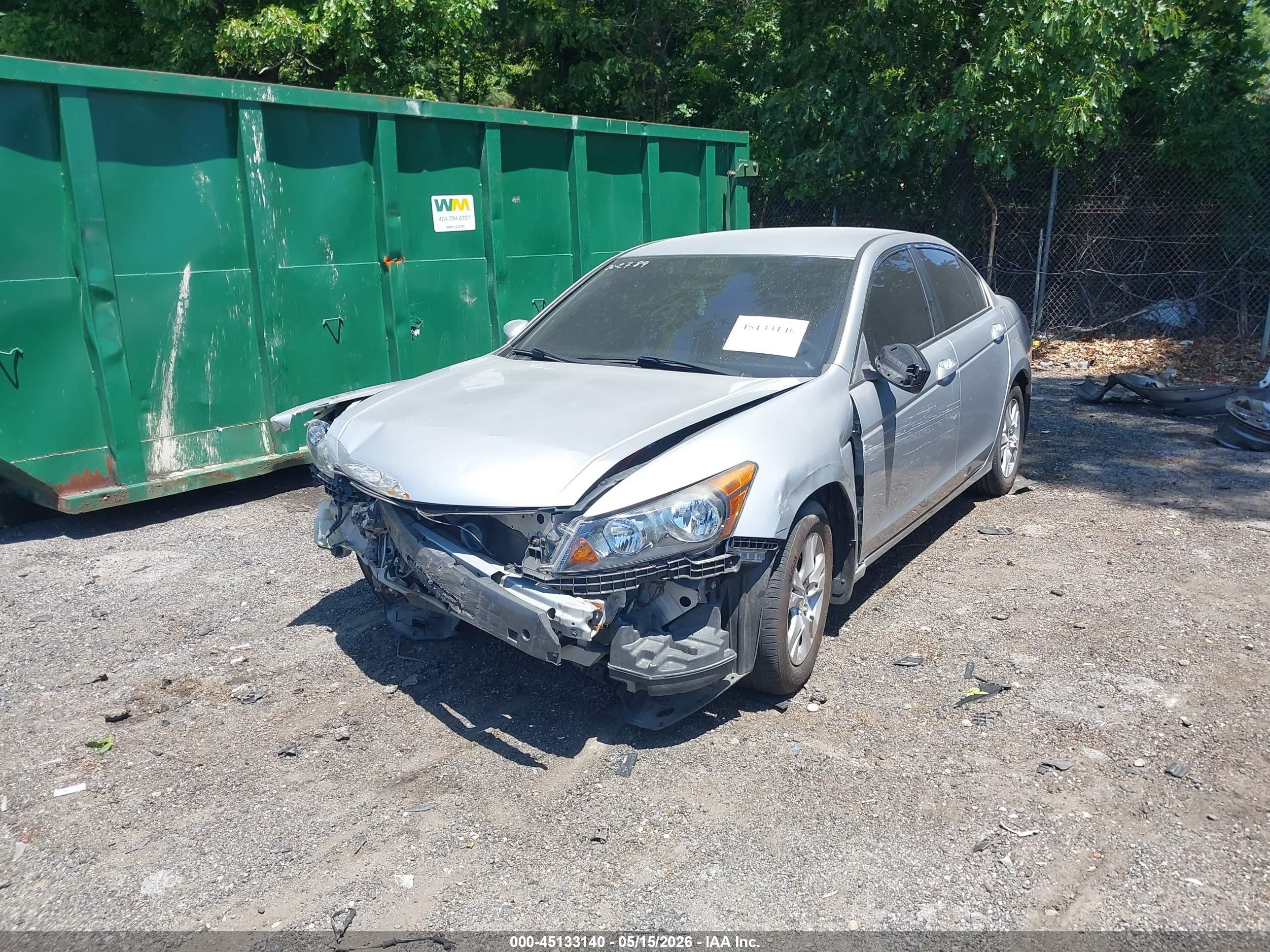 2009 Honda Accord 2.4 Lx-p Silver vin: 1HGCP26419A188213