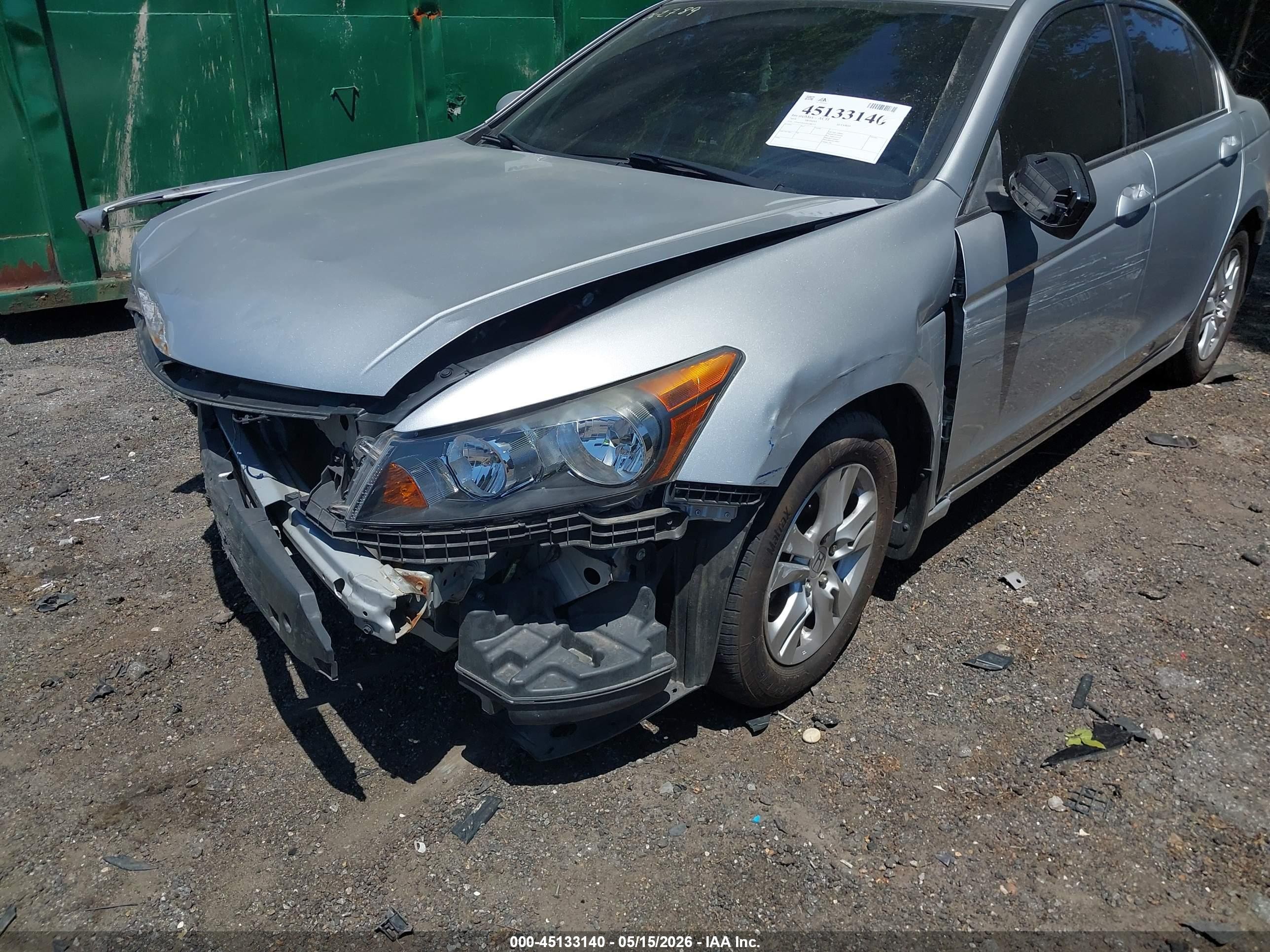 2009 Honda Accord 2.4 Lx-p Silver vin: 1HGCP26419A188213