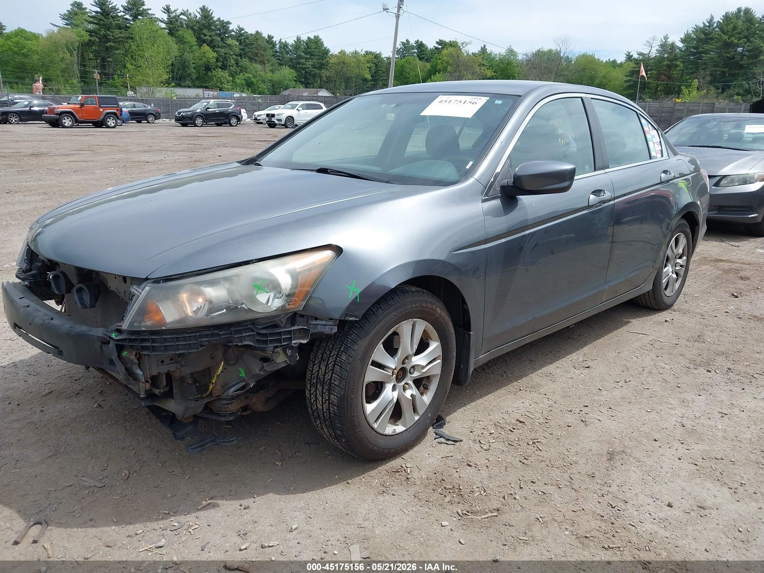 2009 Honda Accord 2.4 Lx-p Gray vin: 1HGCP26419A191127