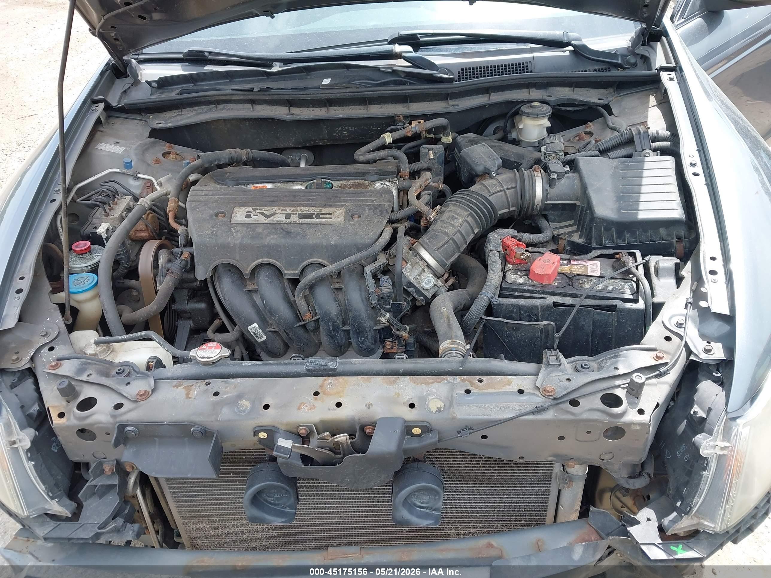 2009 Honda Accord 2.4 Lx-p Gray vin: 1HGCP26419A191127