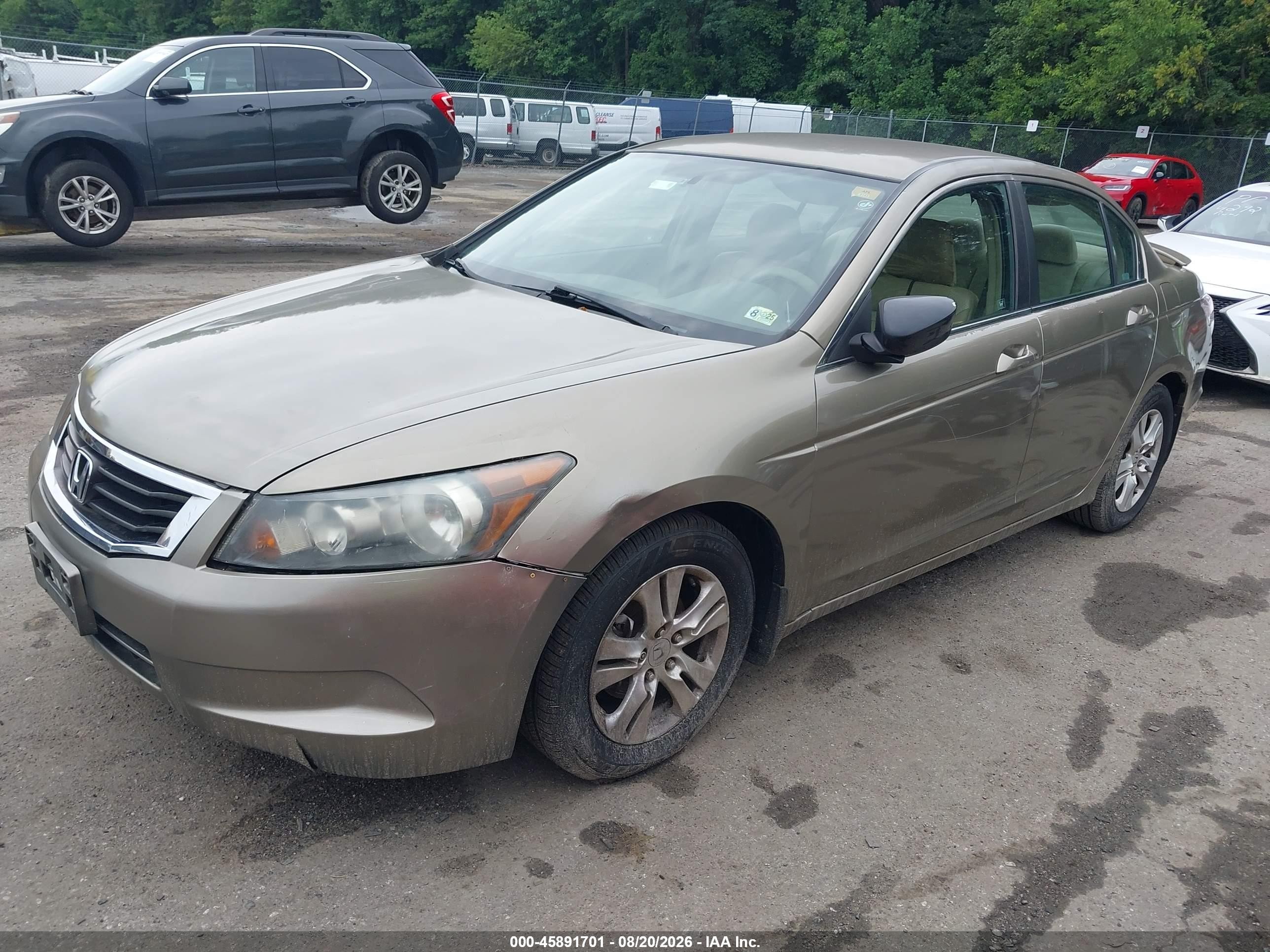 2008 Honda Accord 2.4 Lx-p Gold vin: 1HGCP26428A026010