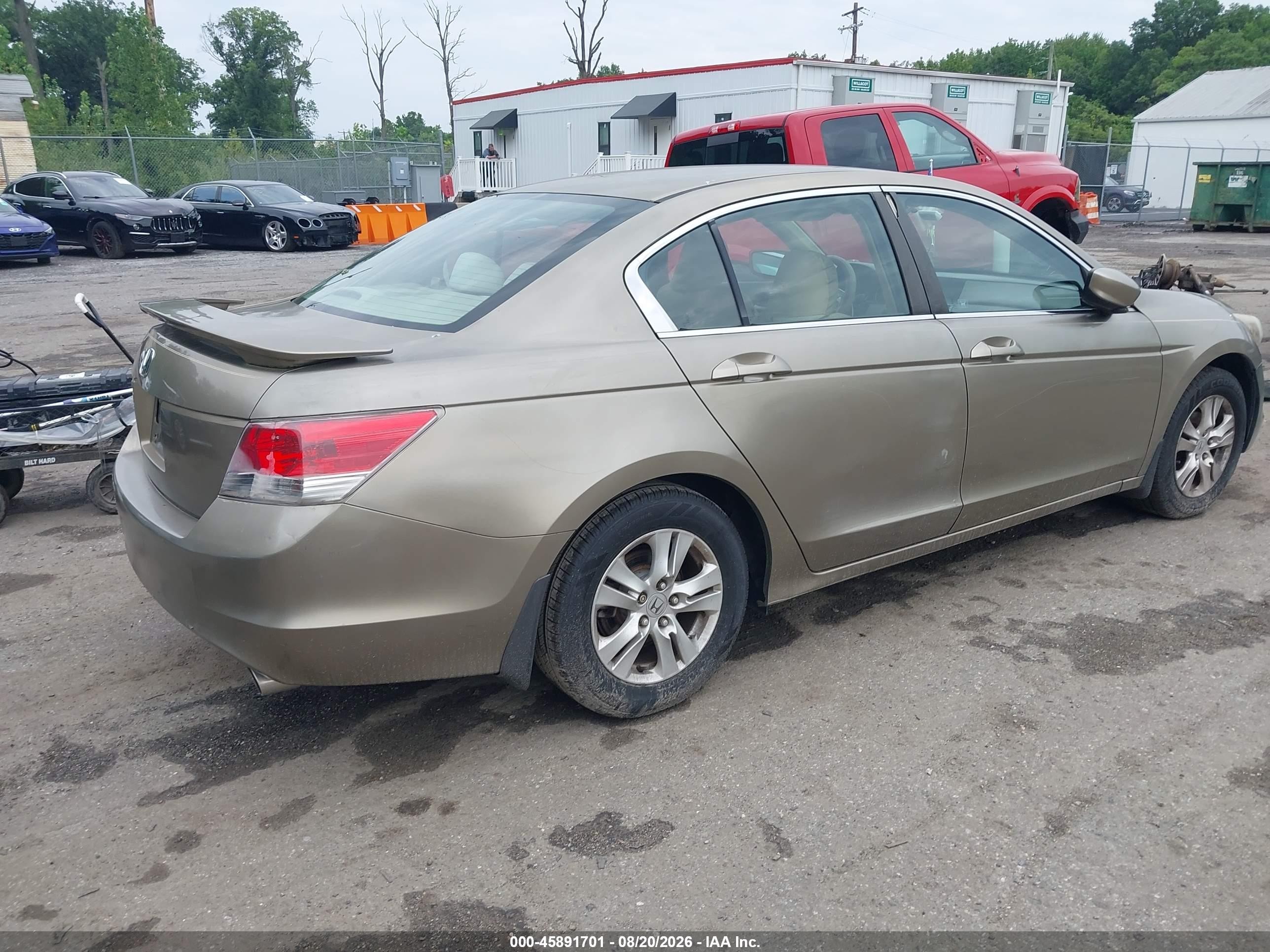 2008 Honda Accord 2.4 Lx-p Gold vin: 1HGCP26428A026010