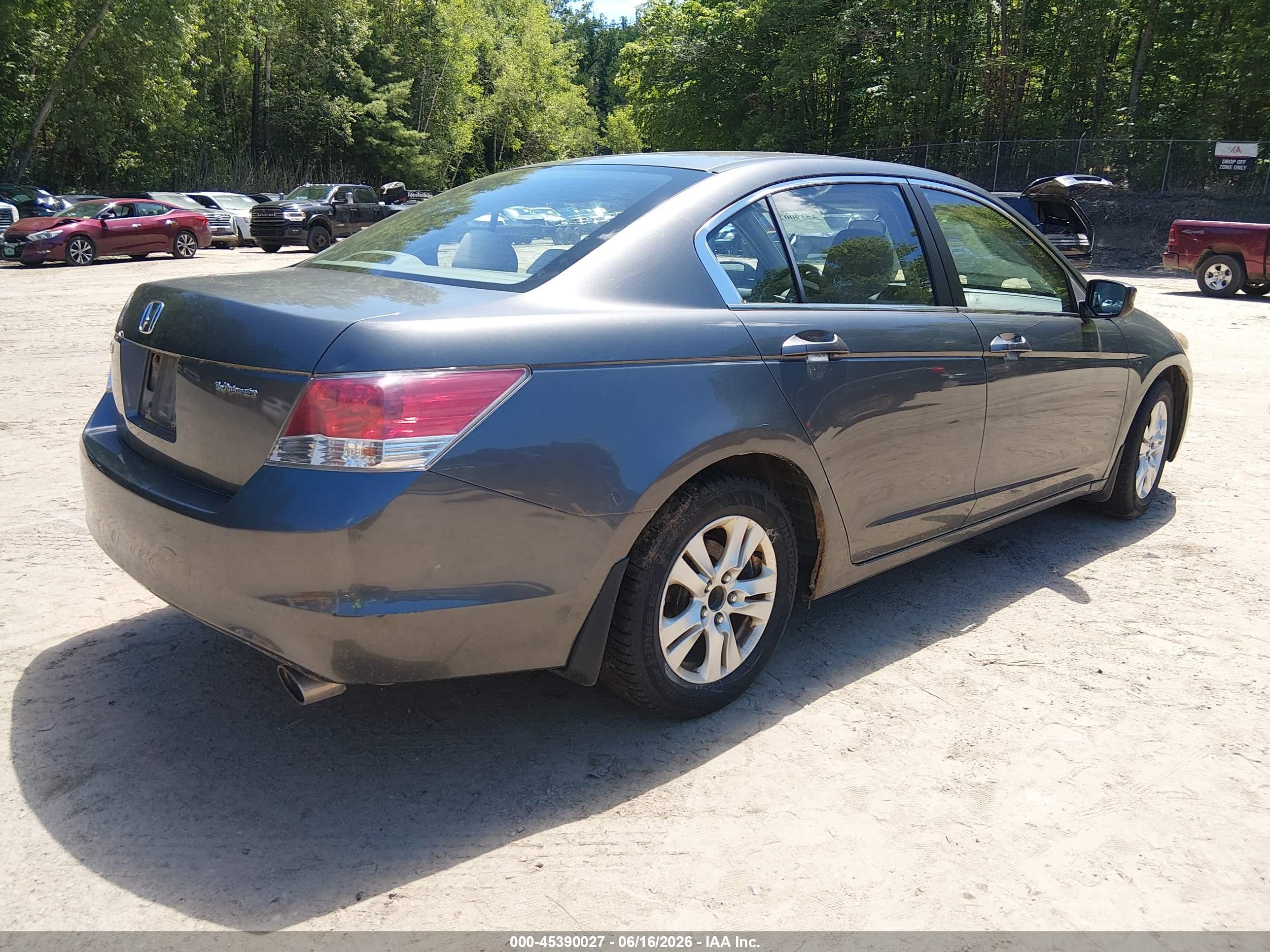 2008 Honda Accord 2.4 Lx-p Blue vin: 1HGCP26428A064529