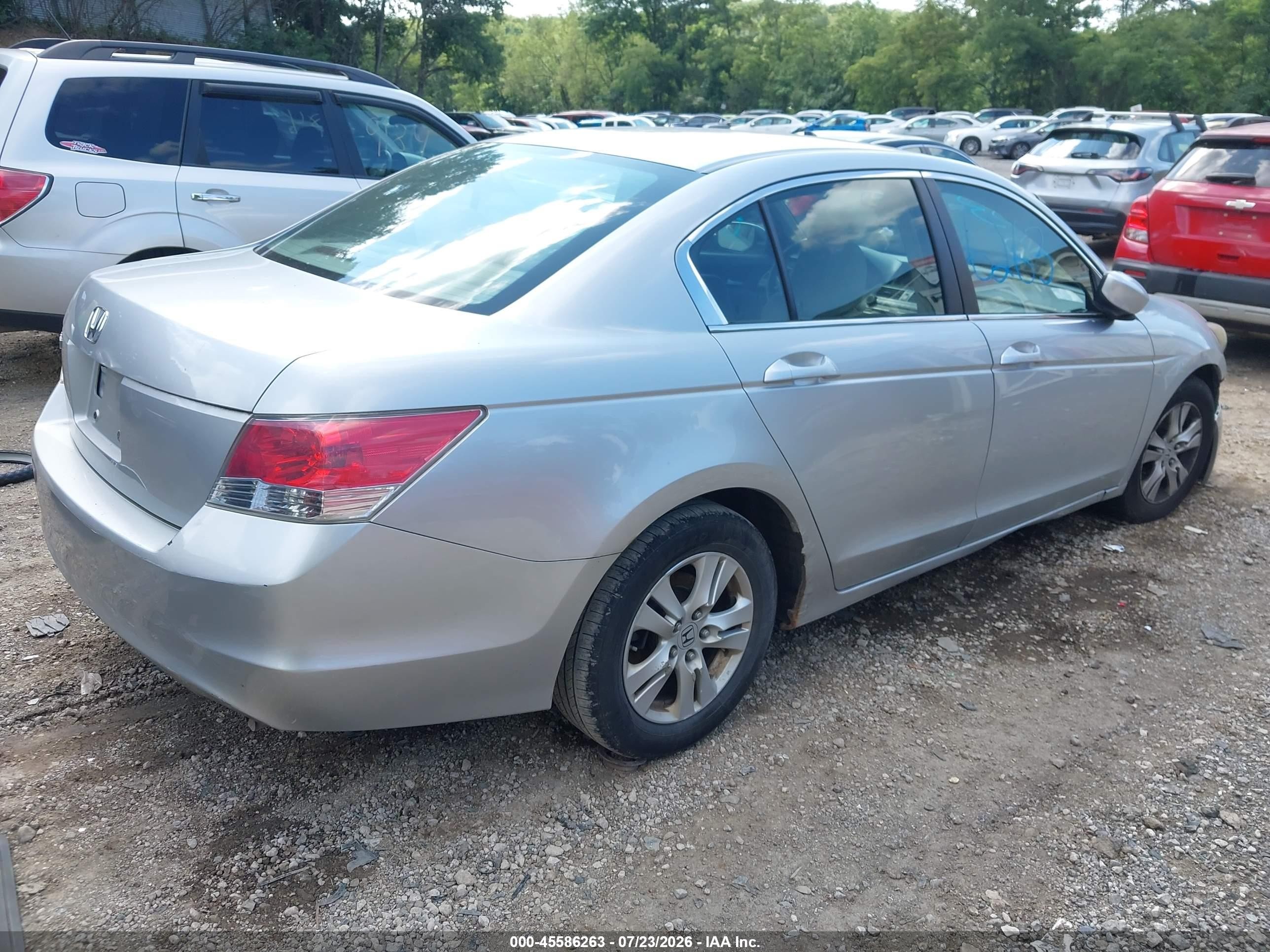 2008 Honda Accord 2.4 Lx-p Silver vin: 1HGCP26428A152299